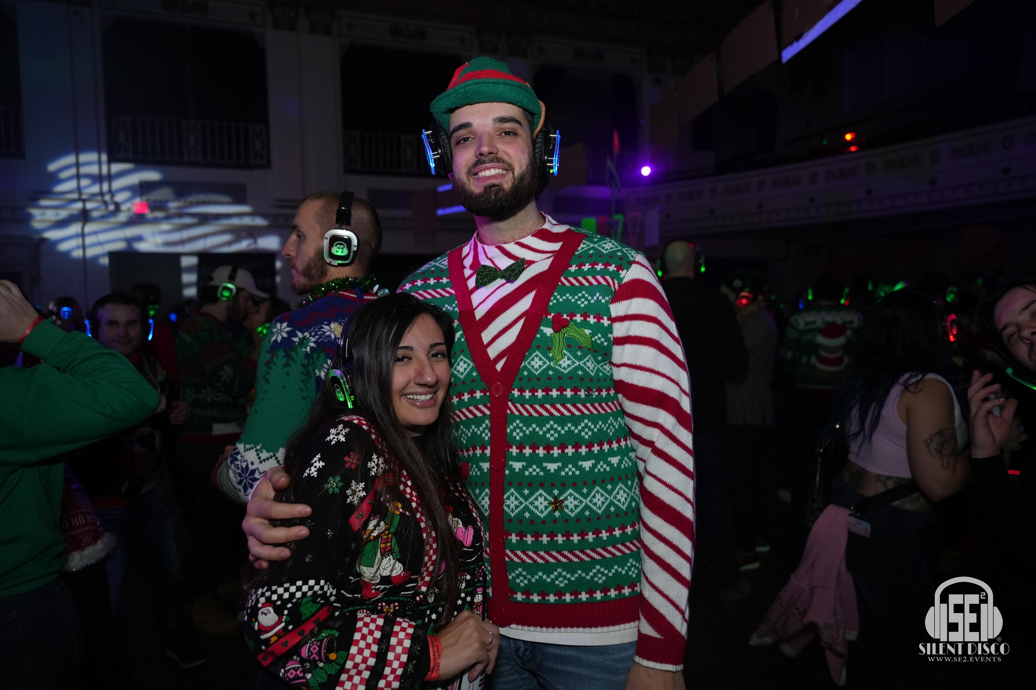 SE2 Silent Disco guests at 500 Pearl in Buffalo.