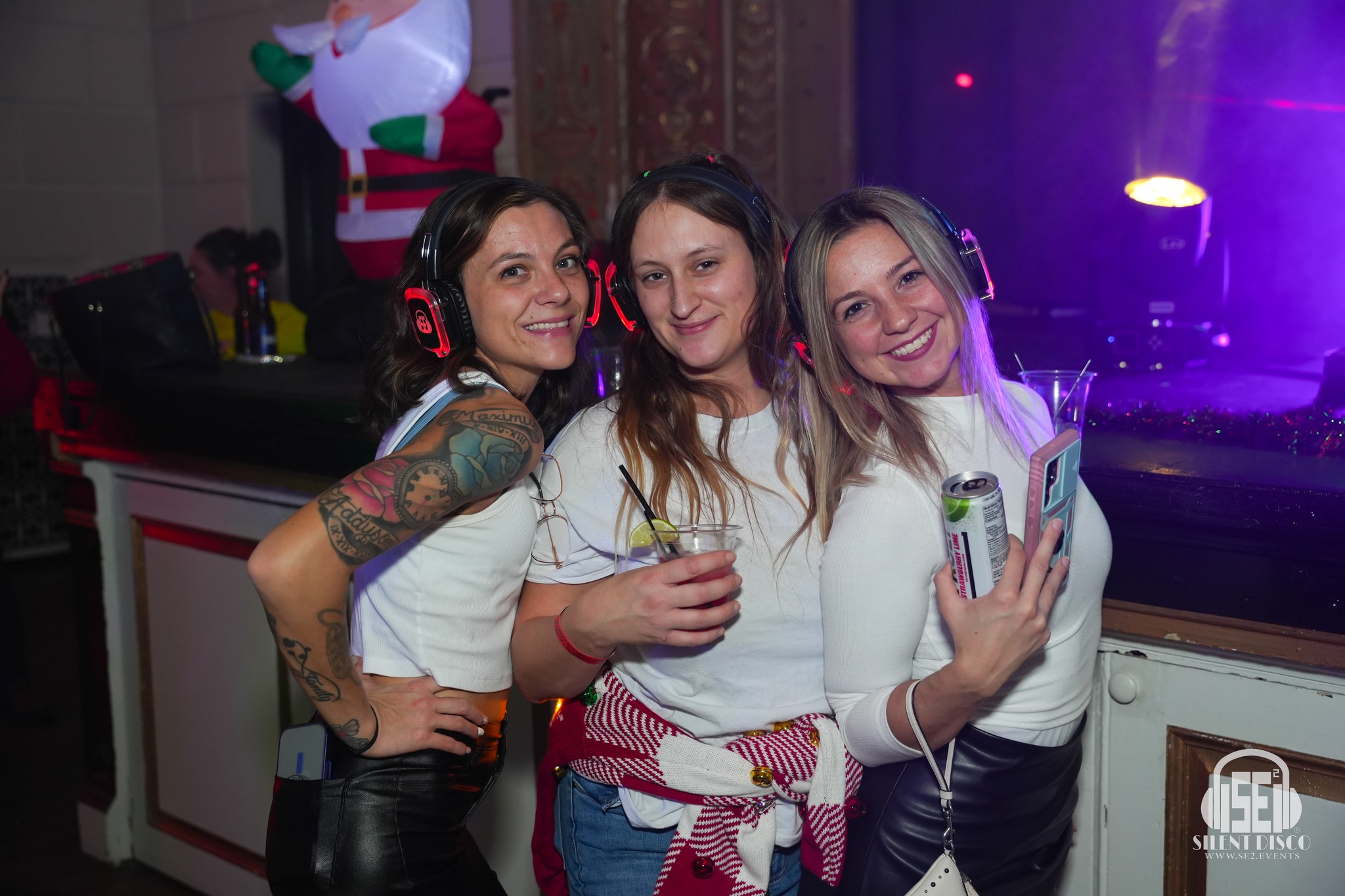 SE2 Silent Disco guests at 500 Pearl in Buffalo.