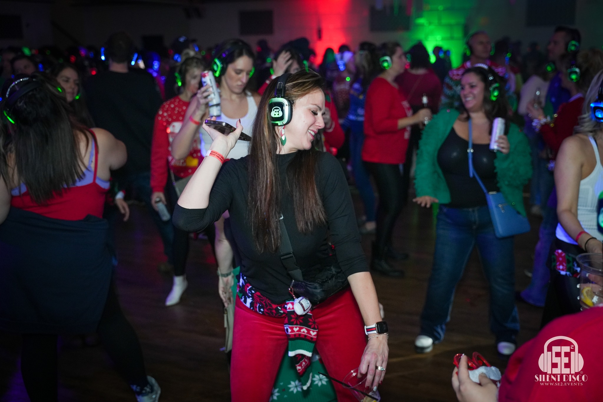 SE2 Silent Disco guests at 500 Pearl in Buffalo.