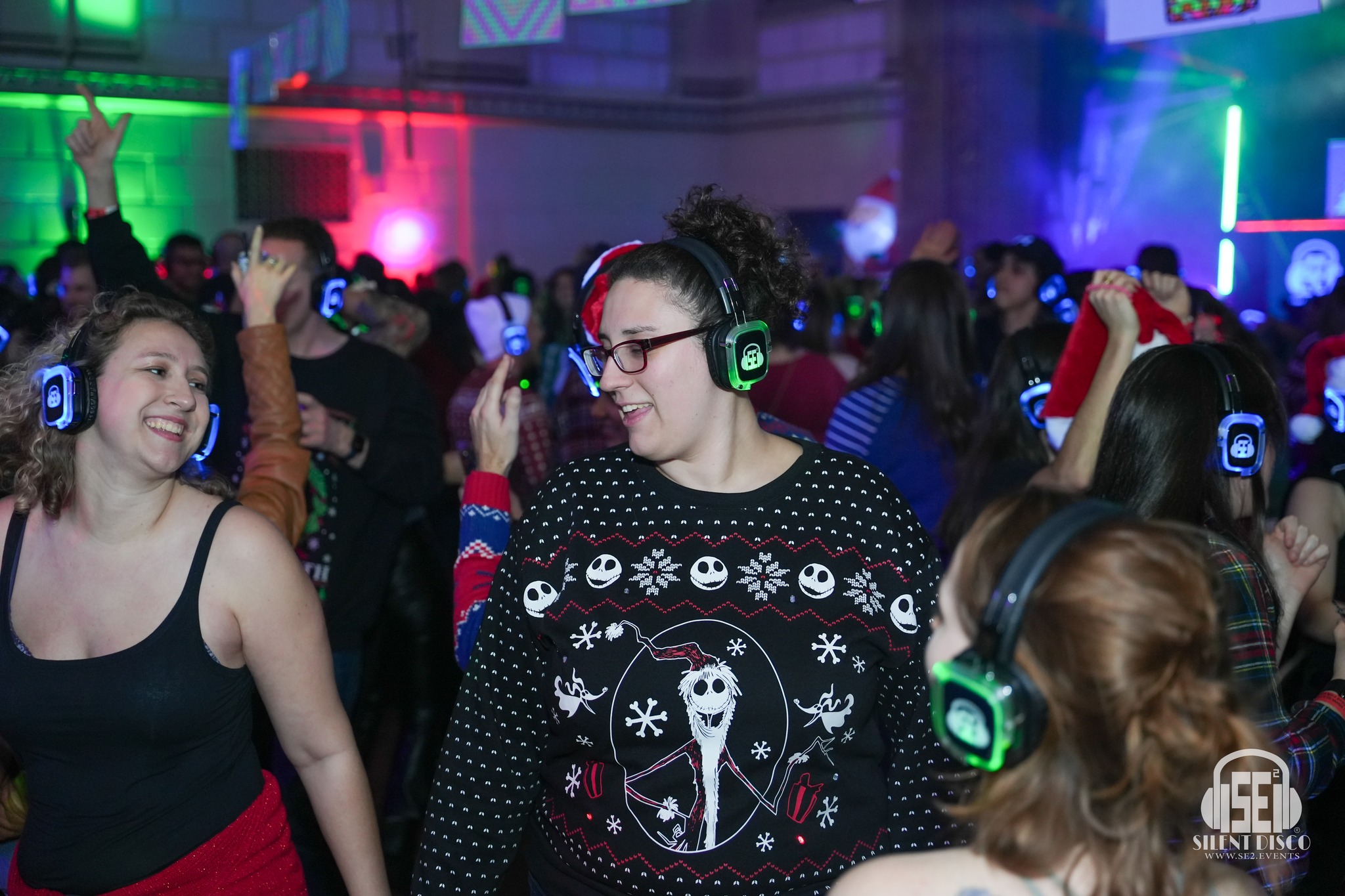 SE2 Silent Disco guests at 500 Pearl in Buffalo.