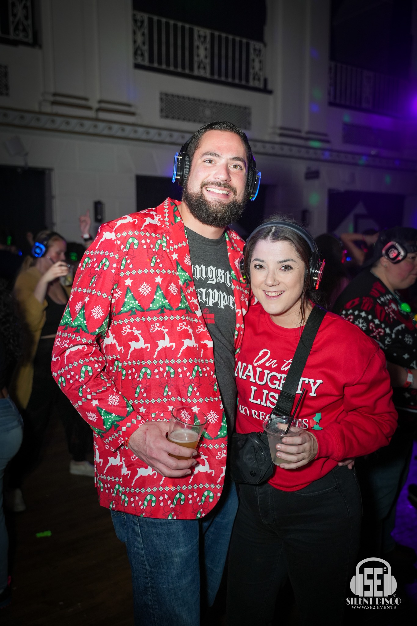 SE2 Silent Disco guests at 500 Pearl in Buffalo.