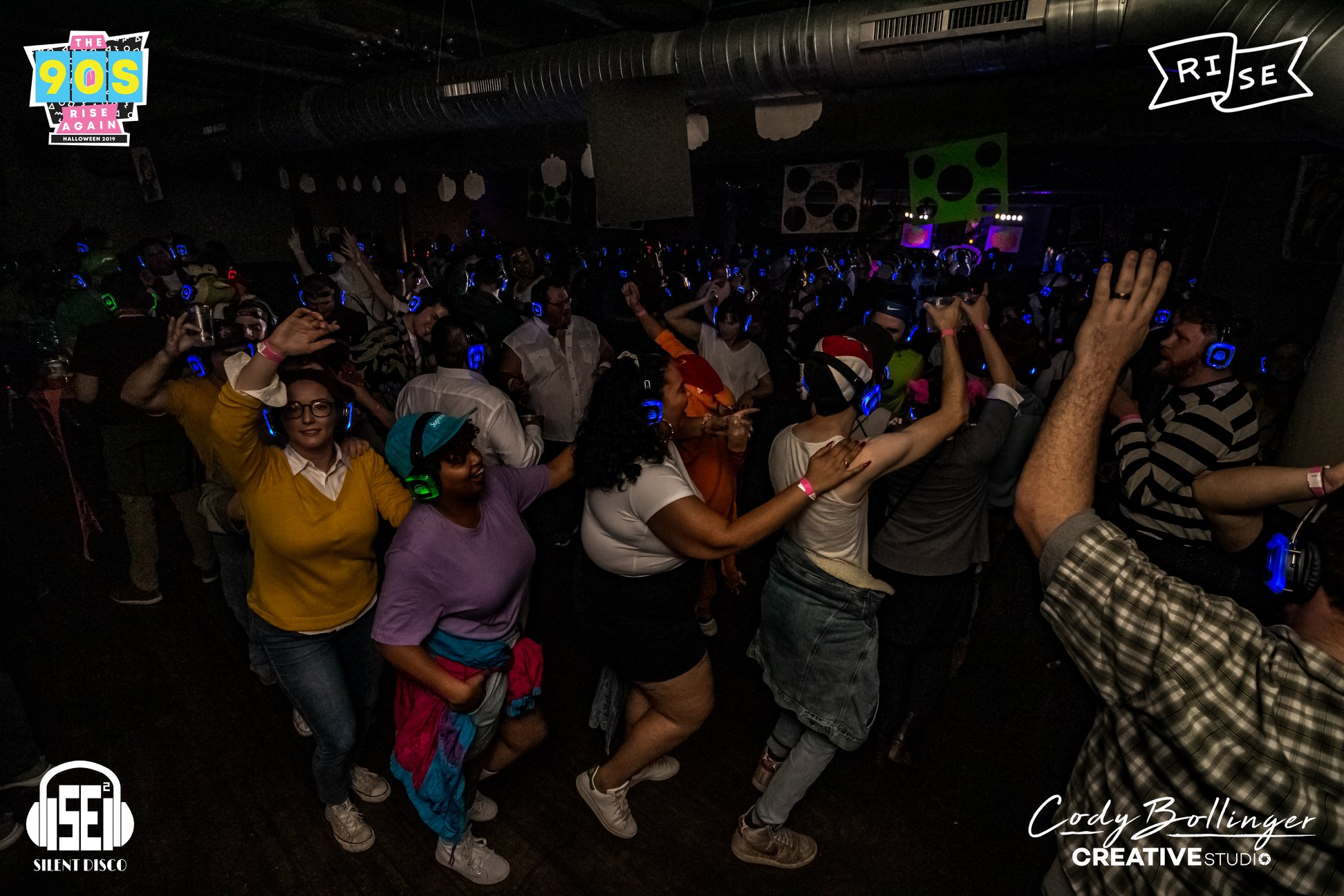 SE2 Silent Disco public event event photo from 90s Rise Again Halloween - Buffalo NY - 10/26/19.
