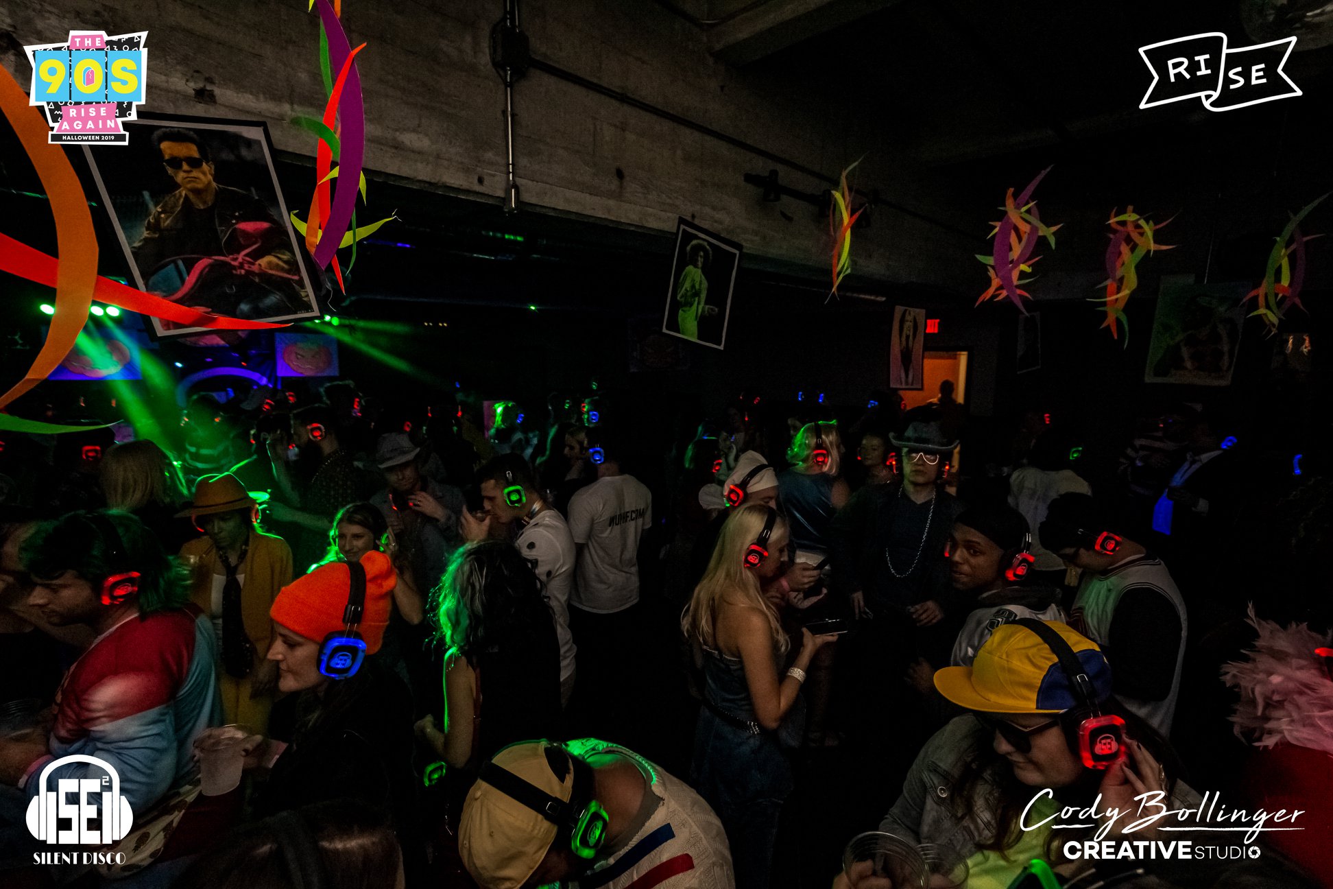 SE2 Silent Disco public event event photo from 90s Rise Again Halloween - Buffalo NY - 10/26/19.