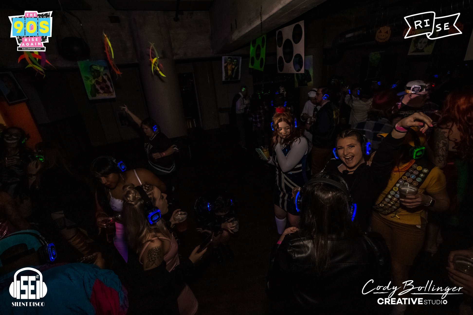 SE2 Silent Disco public event event photo from 90s Rise Again Halloween - Buffalo NY - 10/26/19.