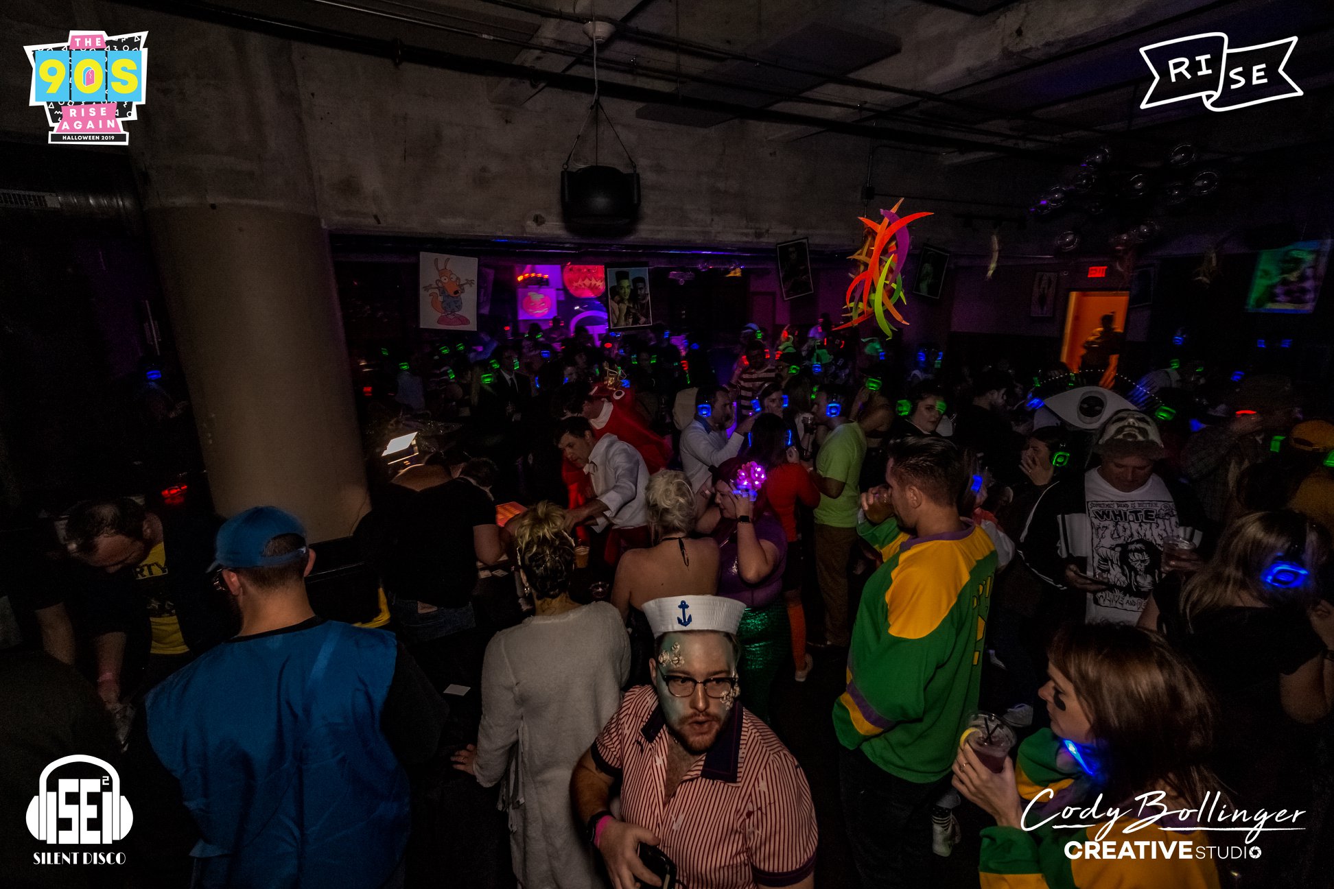 SE2 Silent Disco public event event photo from 90s Rise Again Halloween - Buffalo NY - 10/26/19.