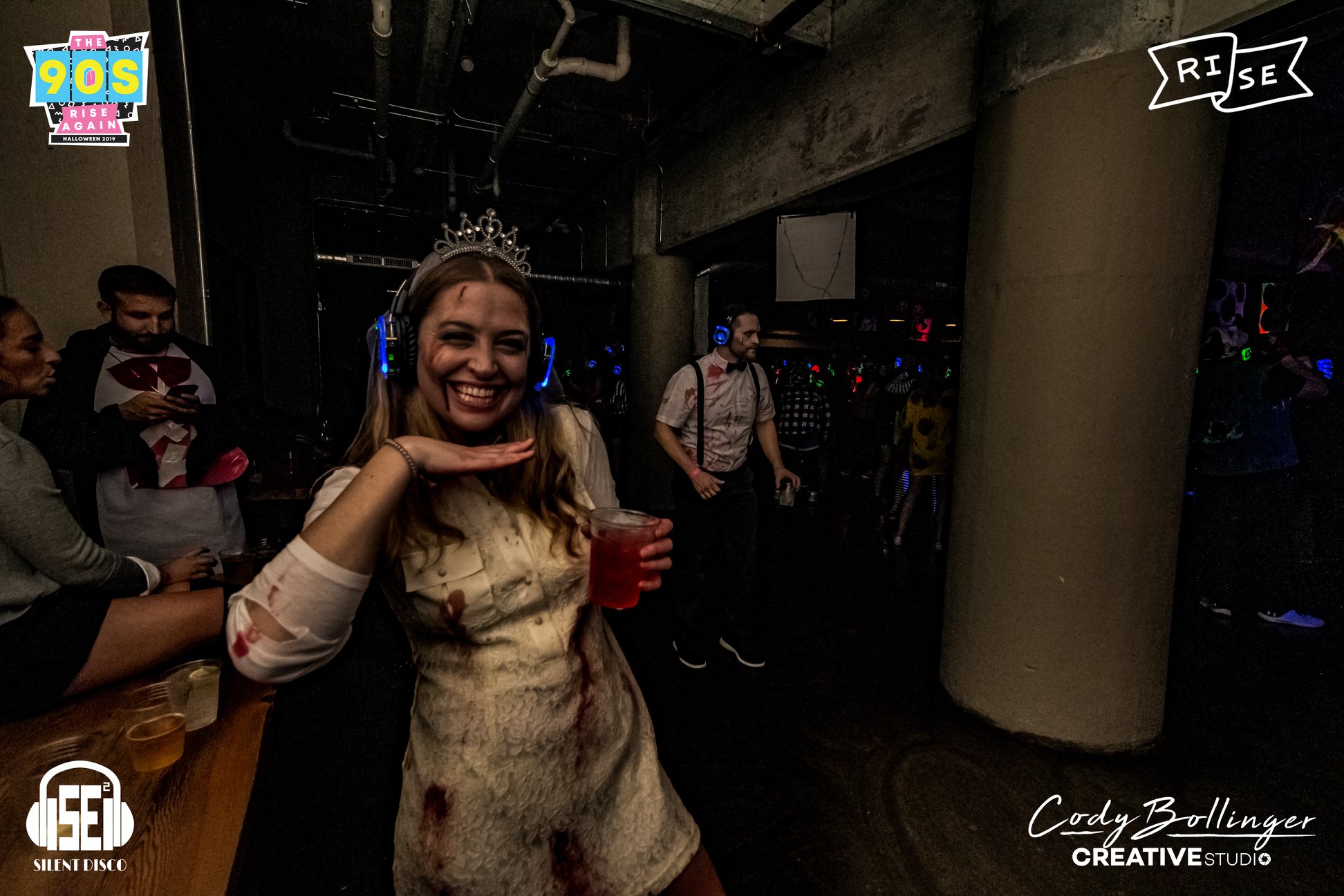 SE2 Silent Disco public event event photo from 90s Rise Again Halloween - Buffalo NY - 10/26/19.