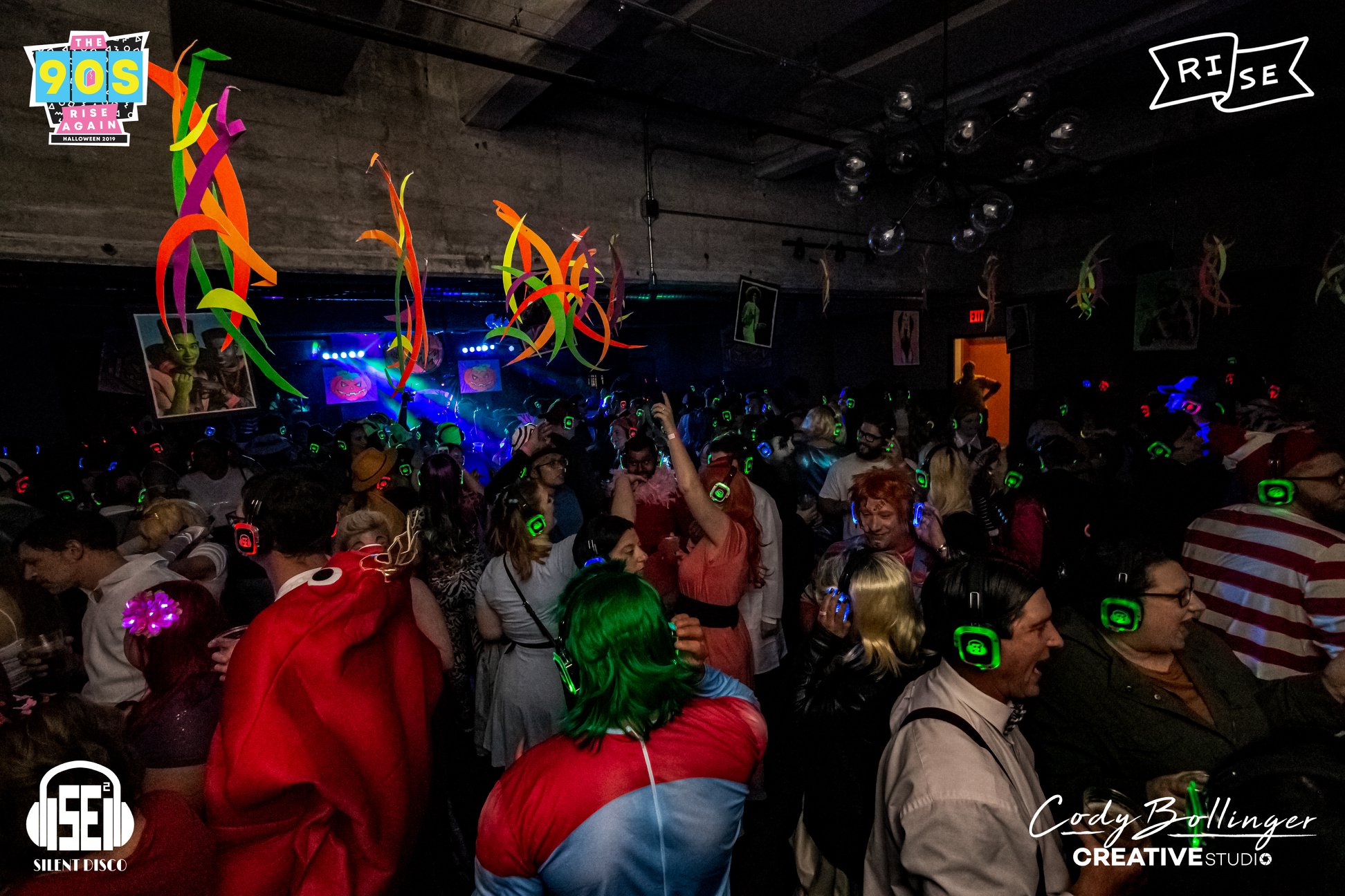 SE2 Silent Disco public event event photo from 90s Rise Again Halloween - Buffalo NY - 10/26/19.