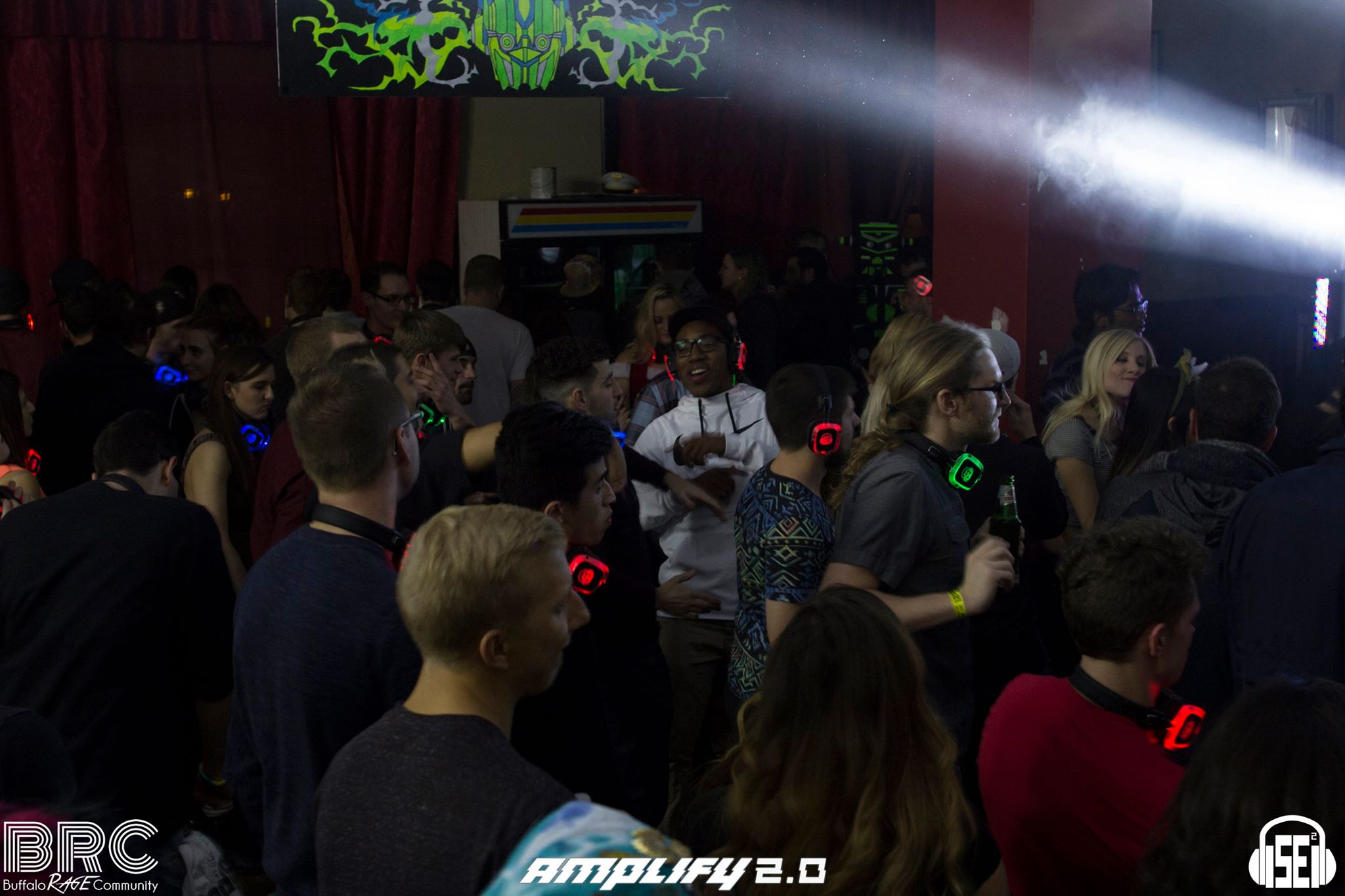 SE2 Silent Disco festival event photo from Amplify 2.0 // 12.10.16 // BRC & SE².