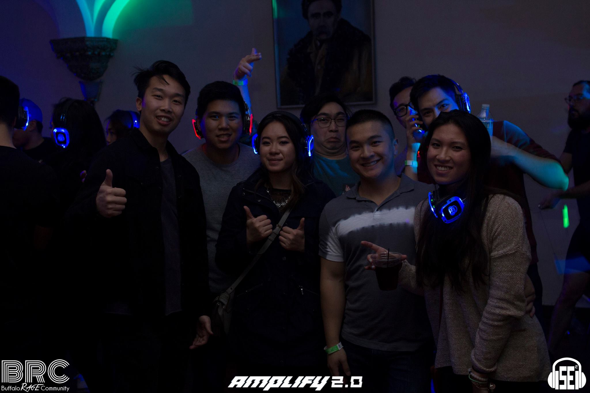 SE2 Silent Disco festival event photo from Amplify 2.0 // 12.10.16 // BRC & SE².