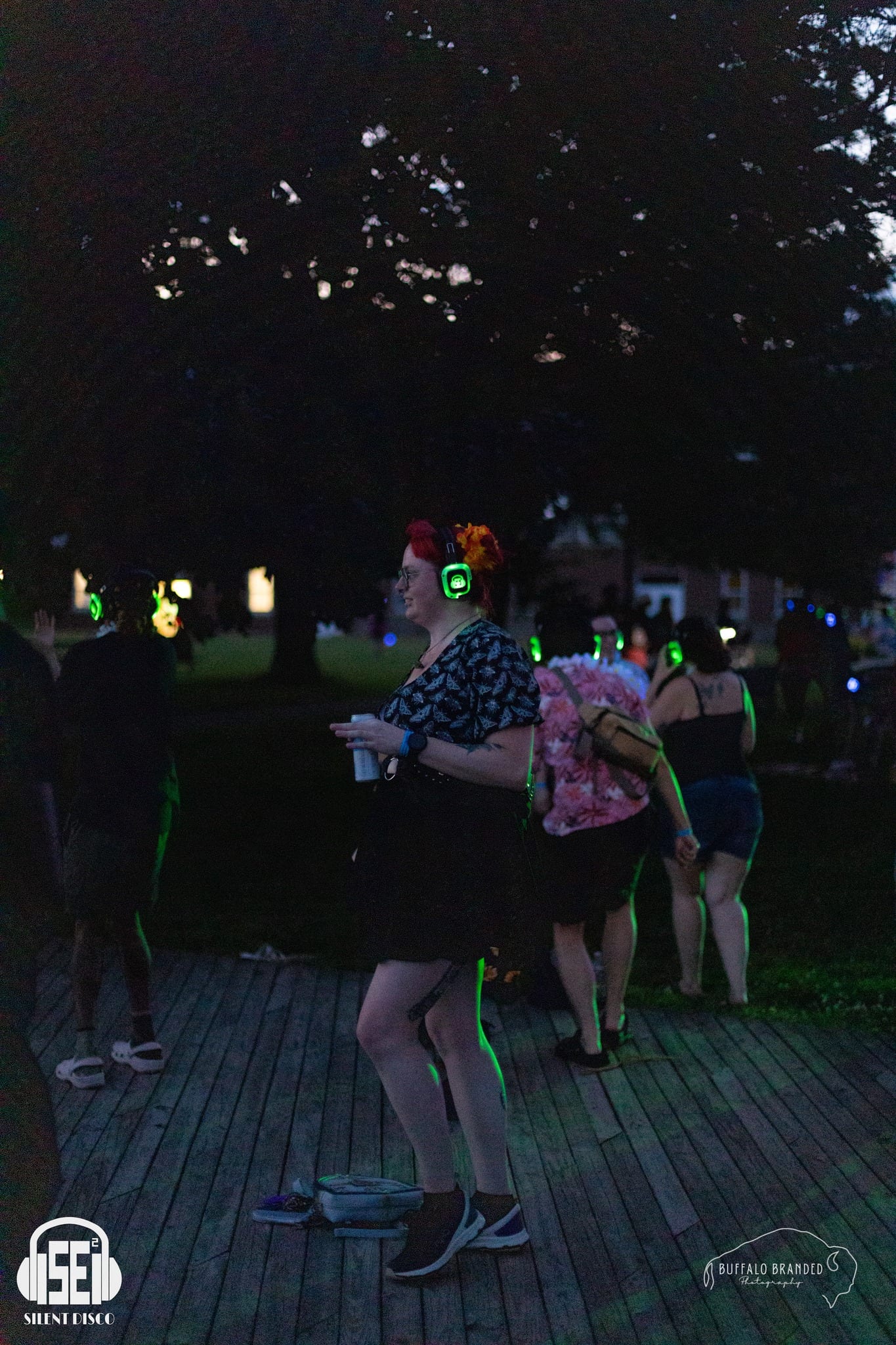 SE2 Silent Disco guests at Beaver Island Beach in Grand Island.