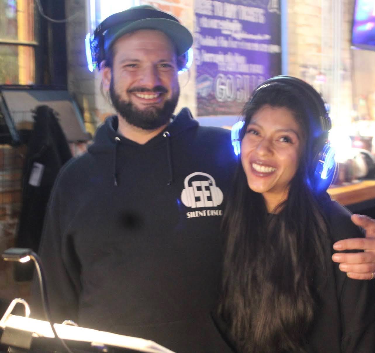 SE2 Silent Disco guests at Buffalo Iron Works in Buffalo.