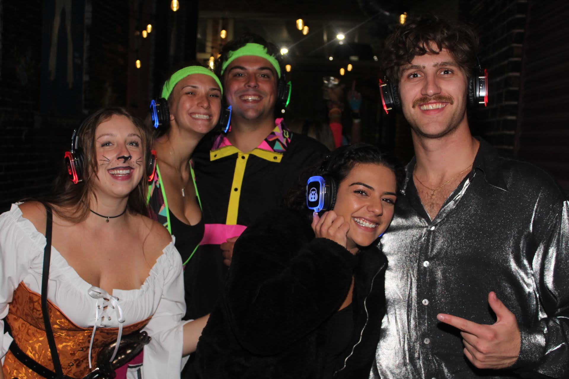 SE2 Silent Disco guests at Buffalo Iron Works in Buffalo.
