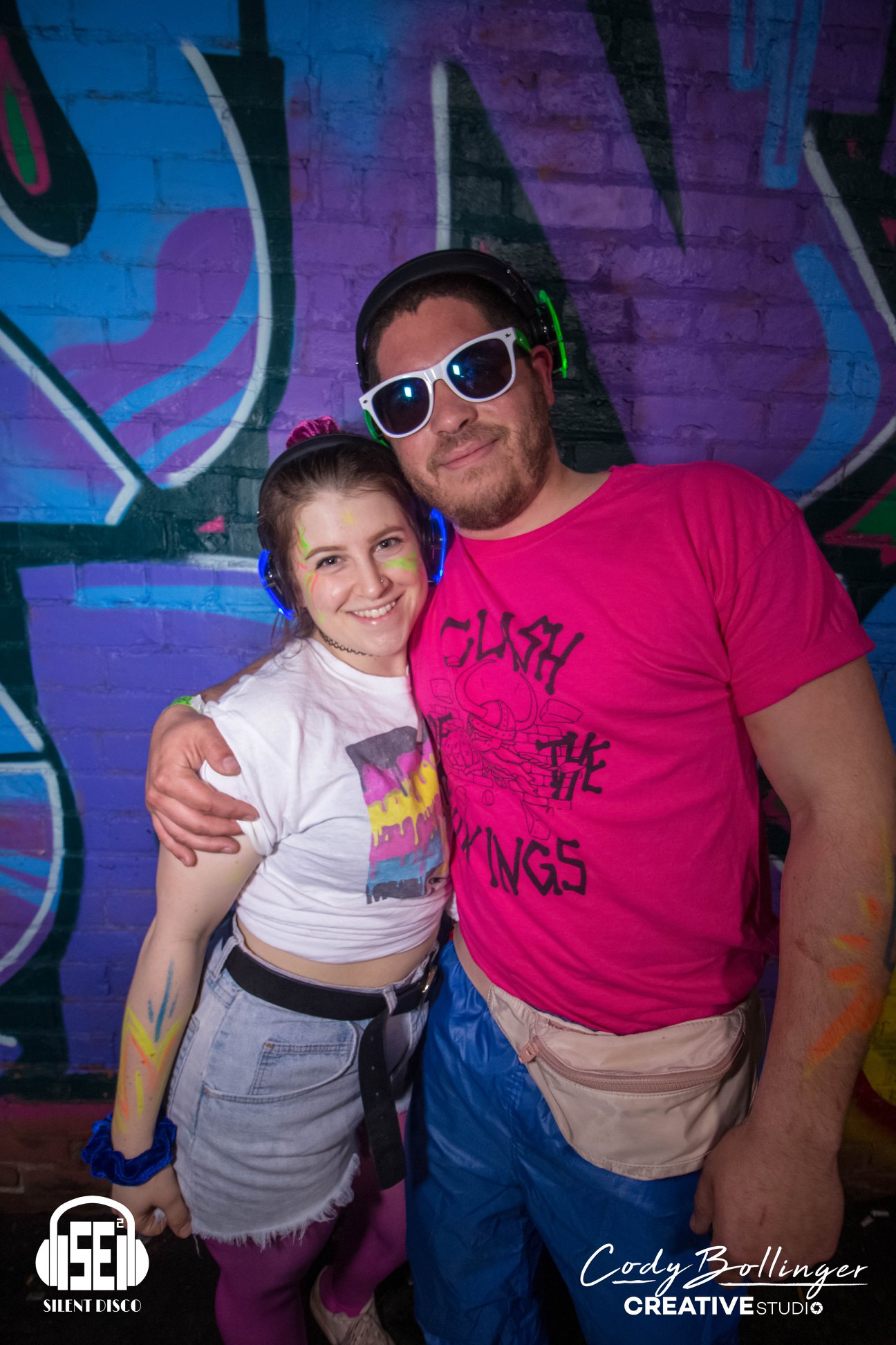 SE2 Silent Disco guests at Buffalo Iron Works in Buffalo.