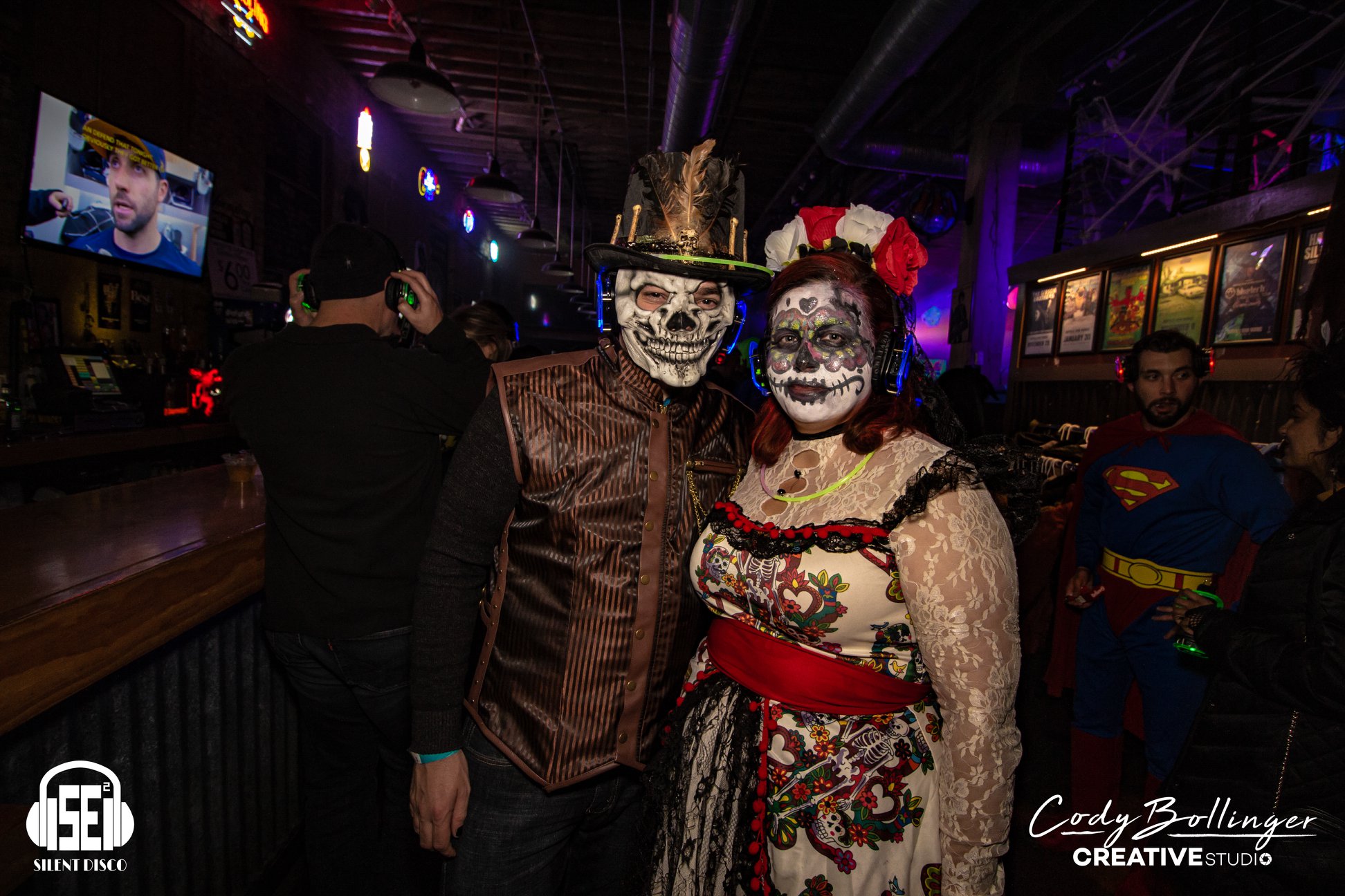 SE2 Silent Disco guests at Buffalo Iron Works in Buffalo.