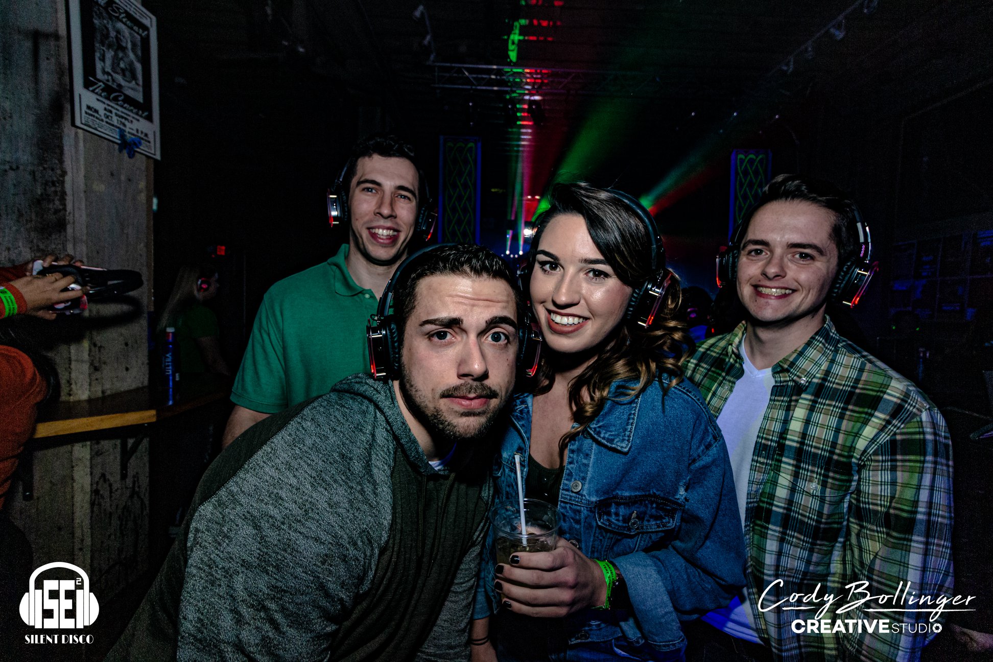 SE2 Silent Disco guests at Buffalo Iron Works in Buffalo.