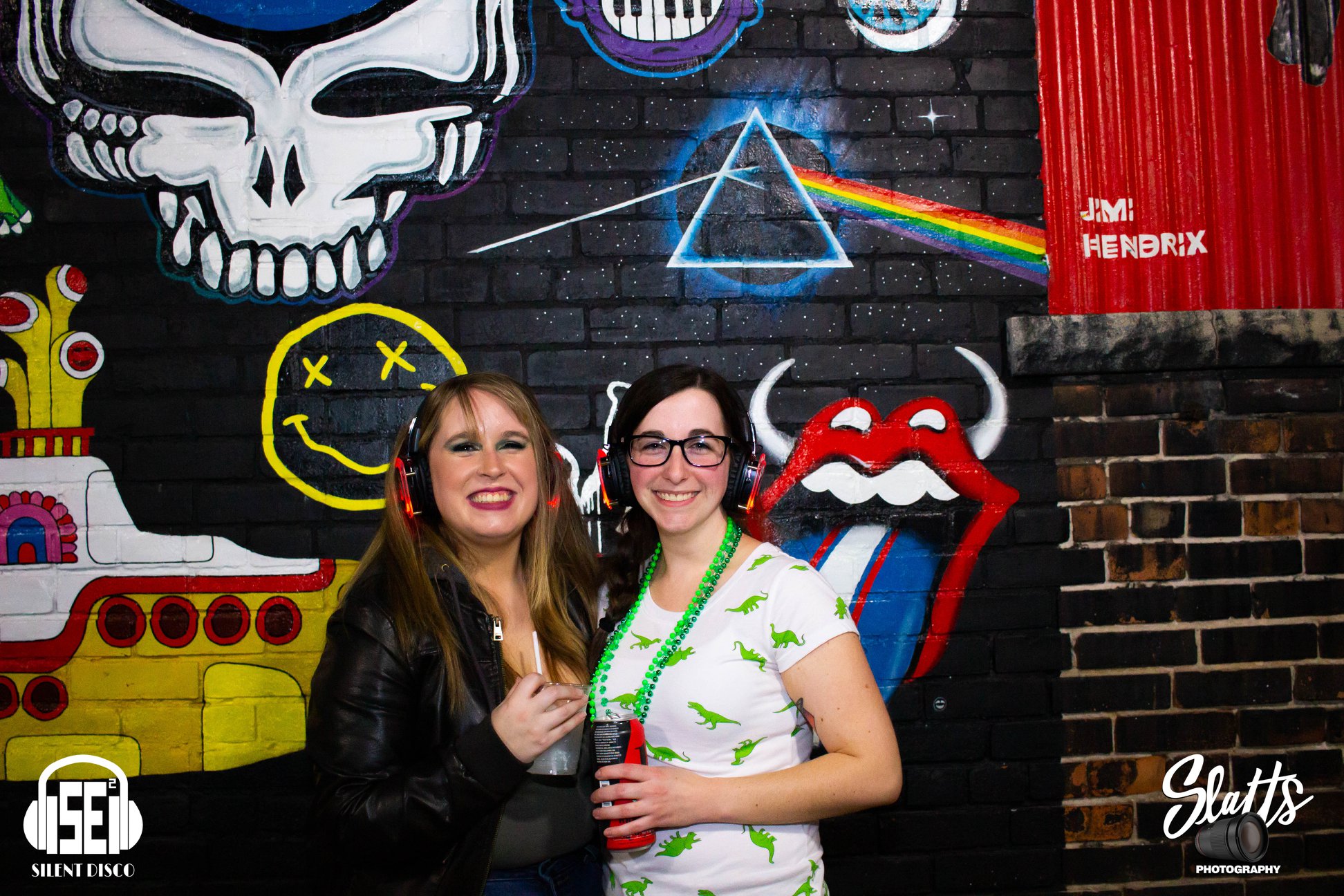 SE2 Silent Disco guests at Buffalo Iron Works in Buffalo.