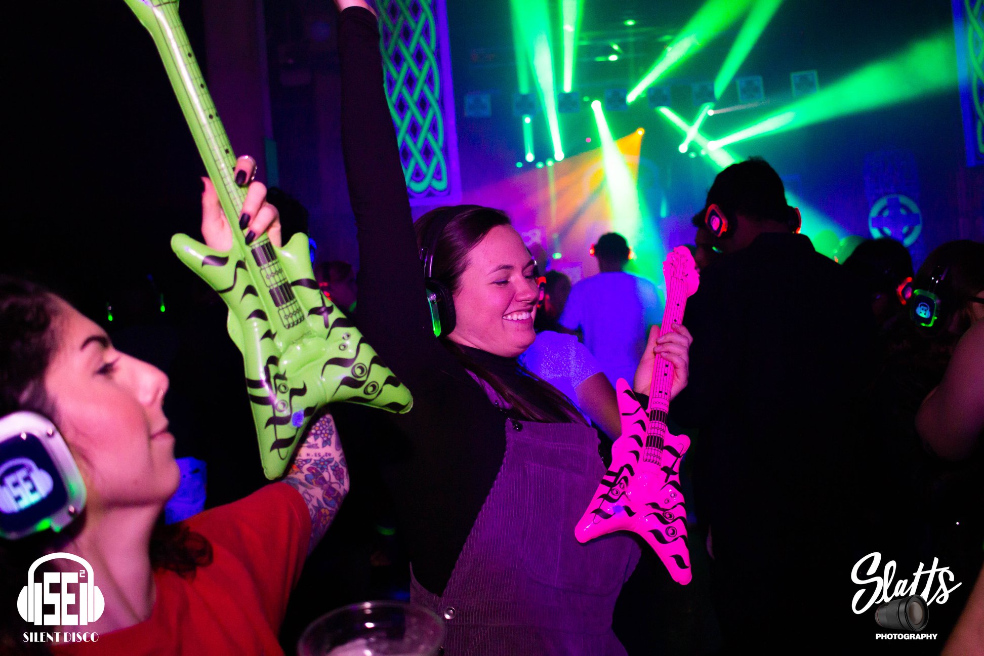 SE2 Silent Disco guests at Buffalo Iron Works in Buffalo.