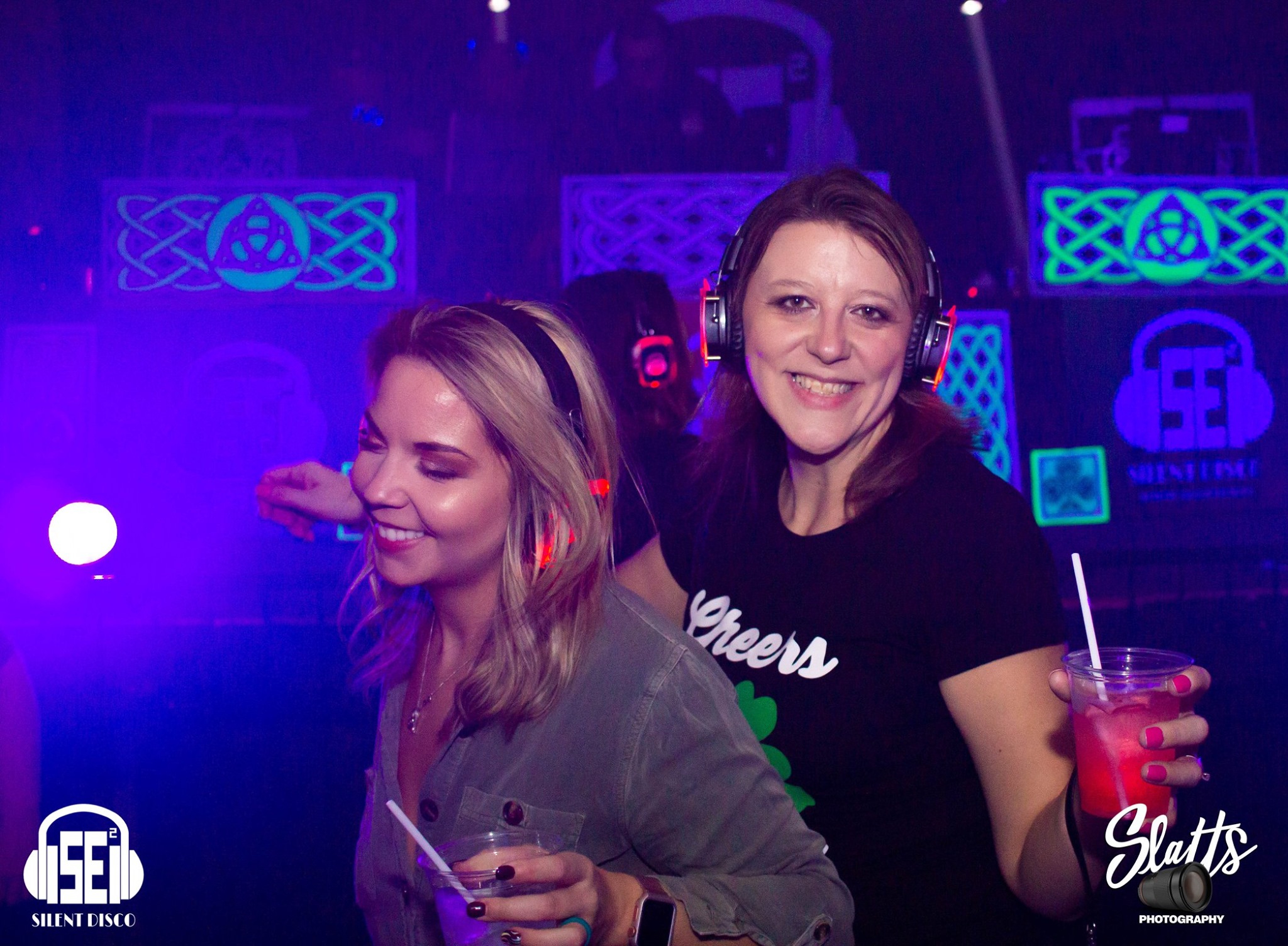 SE2 Silent Disco guests at Buffalo Iron Works in Buffalo.