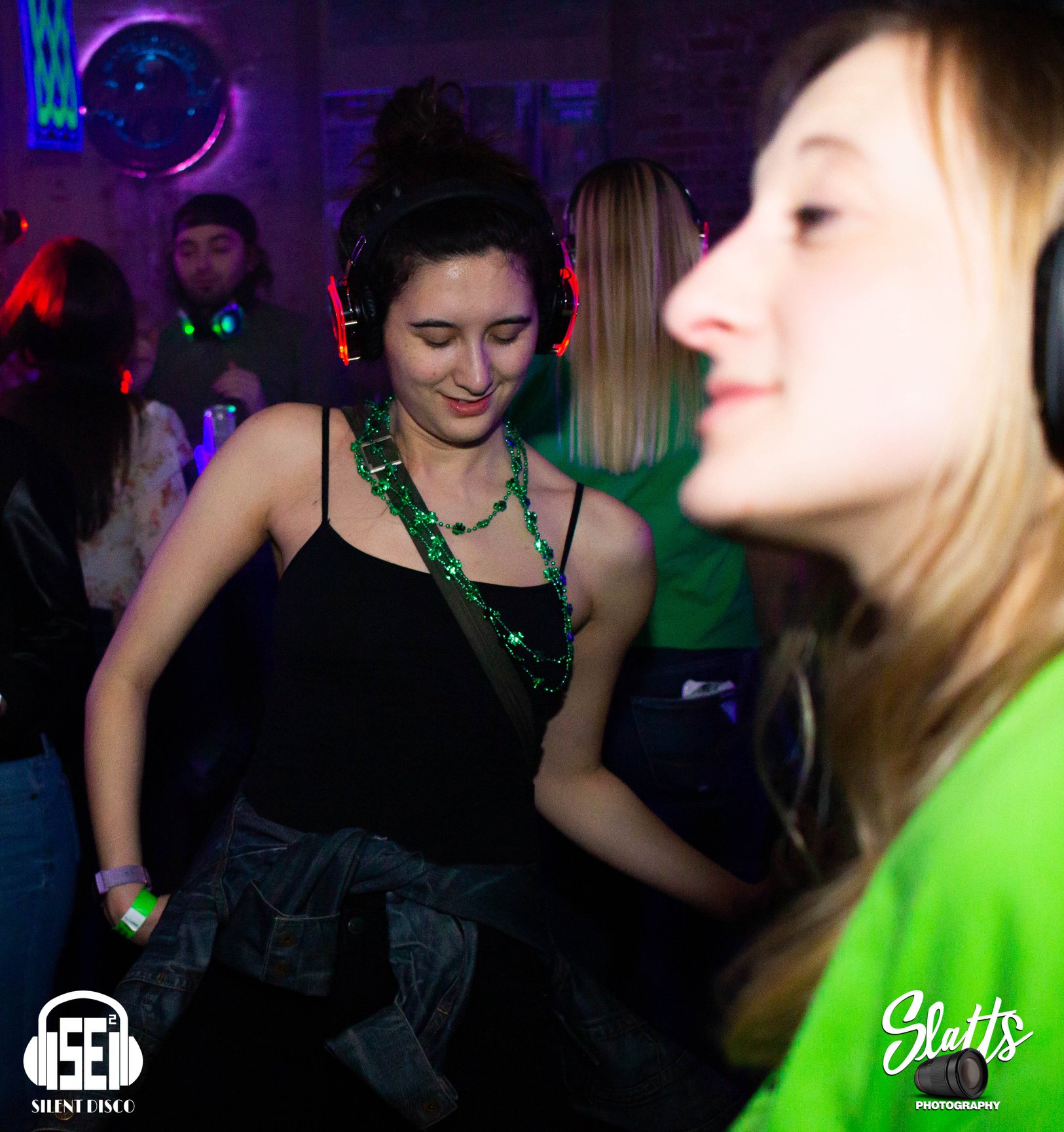 SE2 Silent Disco guests at Buffalo Iron Works in Buffalo.