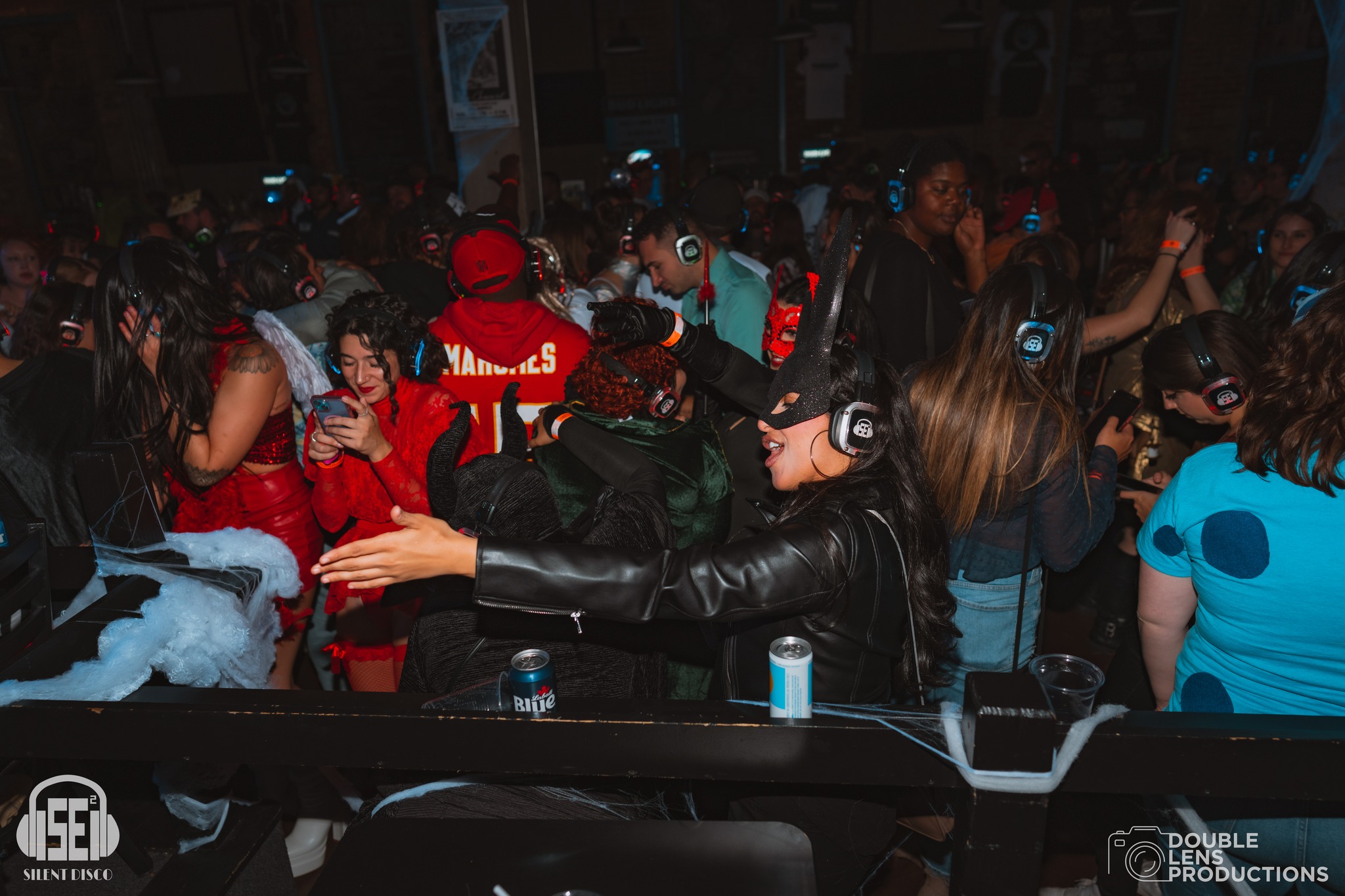 SE2 Silent Disco guests at Buffalo Iron Works in Buffalo.