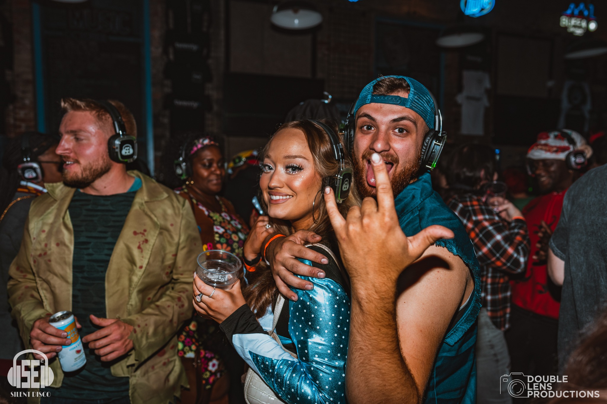 SE2 Silent Disco guests at Buffalo Iron Works in Buffalo.