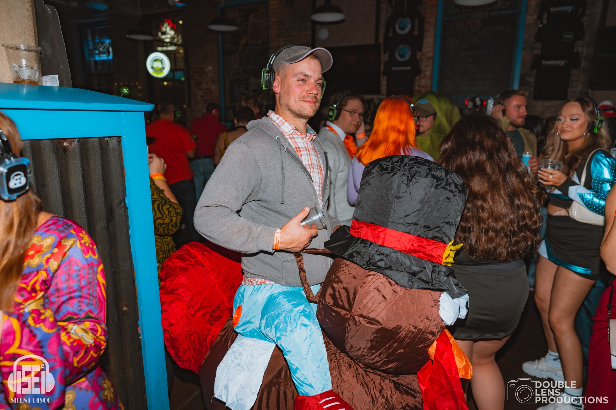 SE2 Silent Disco guests at Buffalo Iron Works in Buffalo.