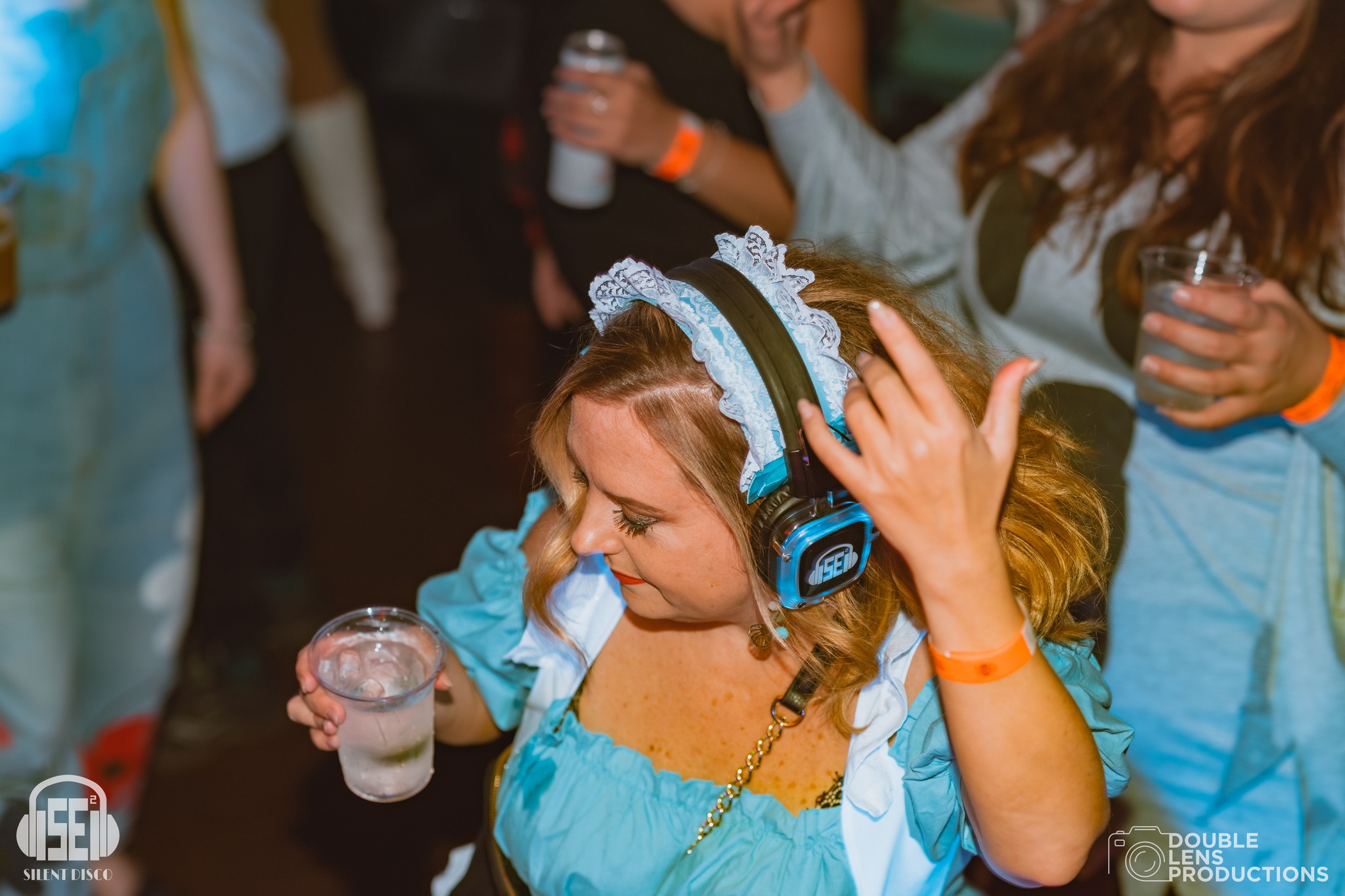 SE2 Silent Disco guests at Buffalo Iron Works in Buffalo.