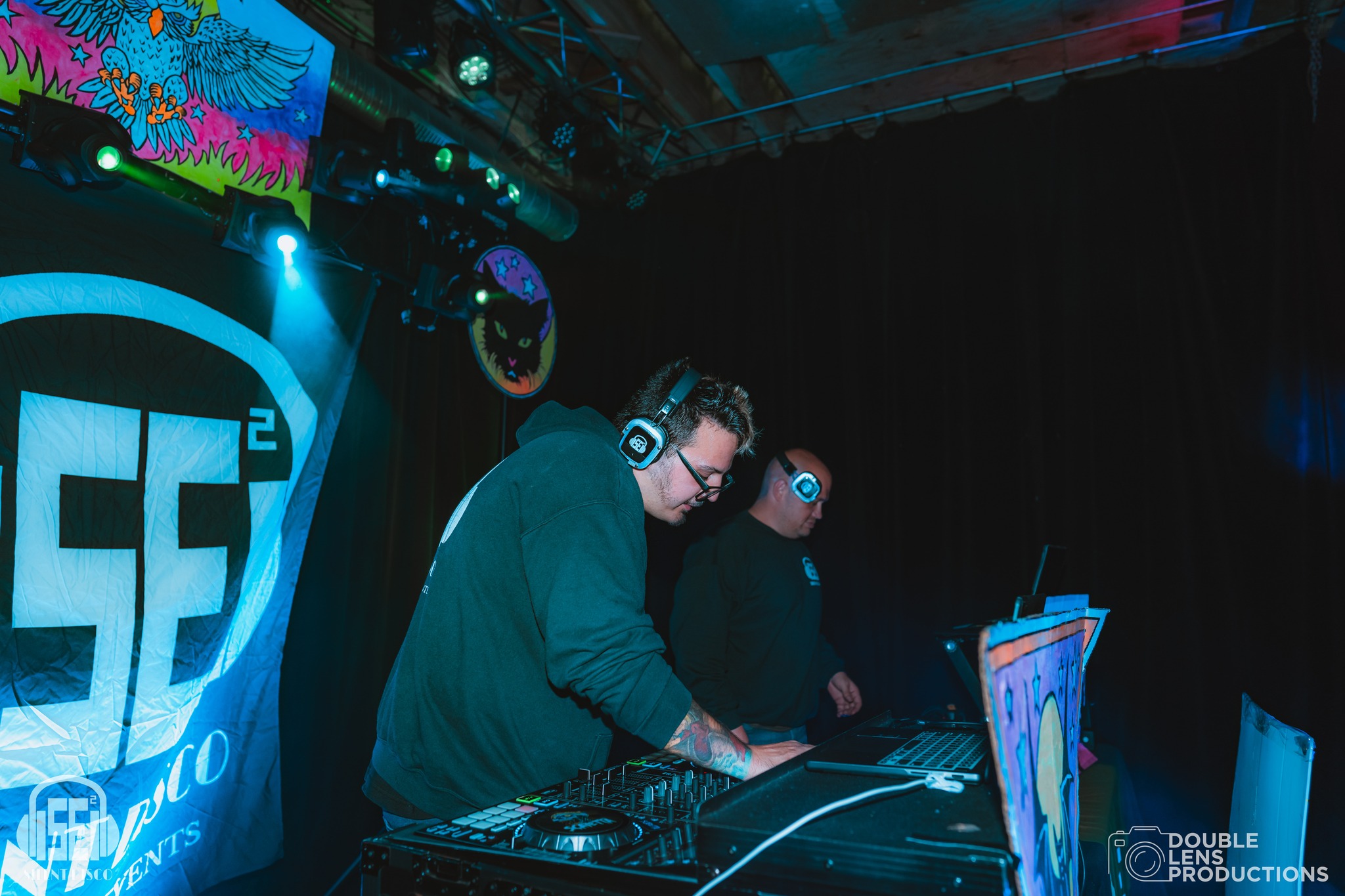 SE2 Silent Disco guests at Buffalo Iron Works in Buffalo.