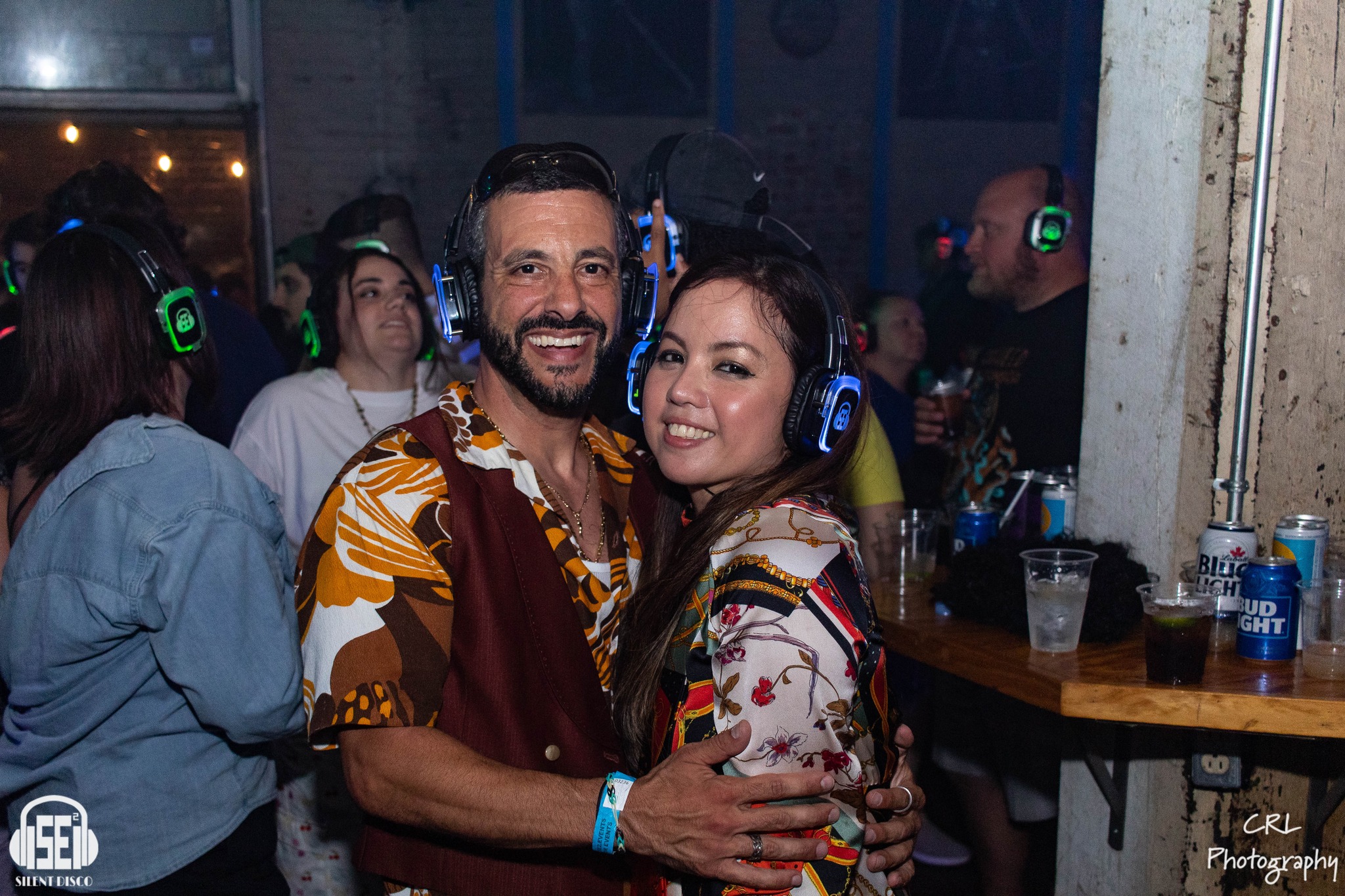 SE2 Silent Disco guests at Buffalo Iron Works in Buffalo.