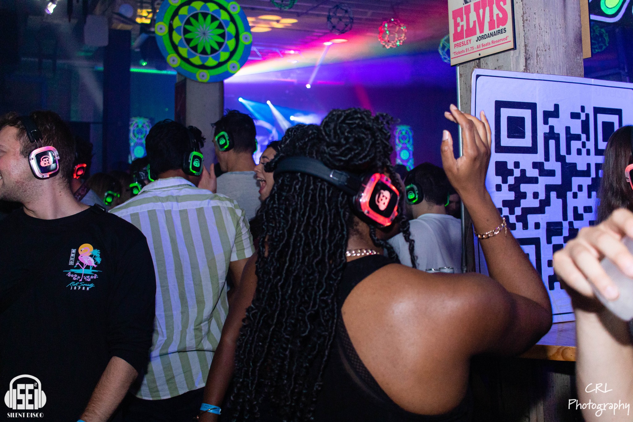 SE2 Silent Disco guests at Buffalo Iron Works in Buffalo.