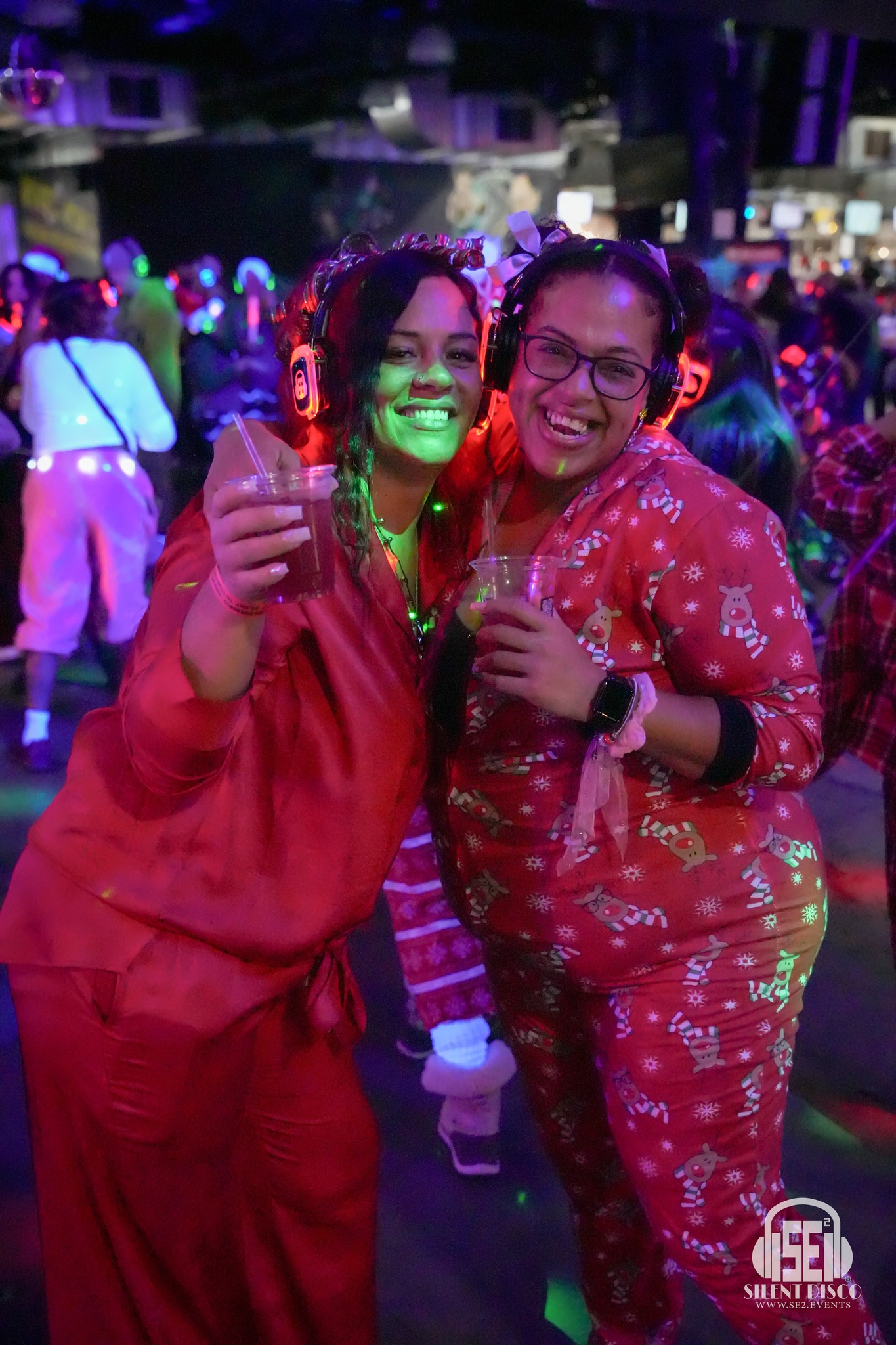 SE2 Silent Disco guests at Buffalo RiverWorks in Buffalo.
