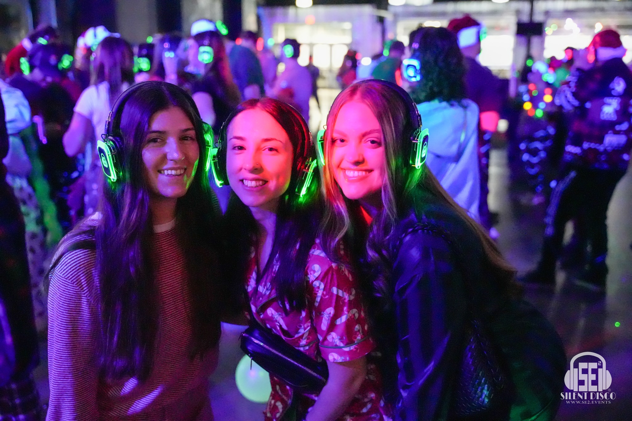 SE2 Silent Disco guests at Buffalo RiverWorks in Buffalo.