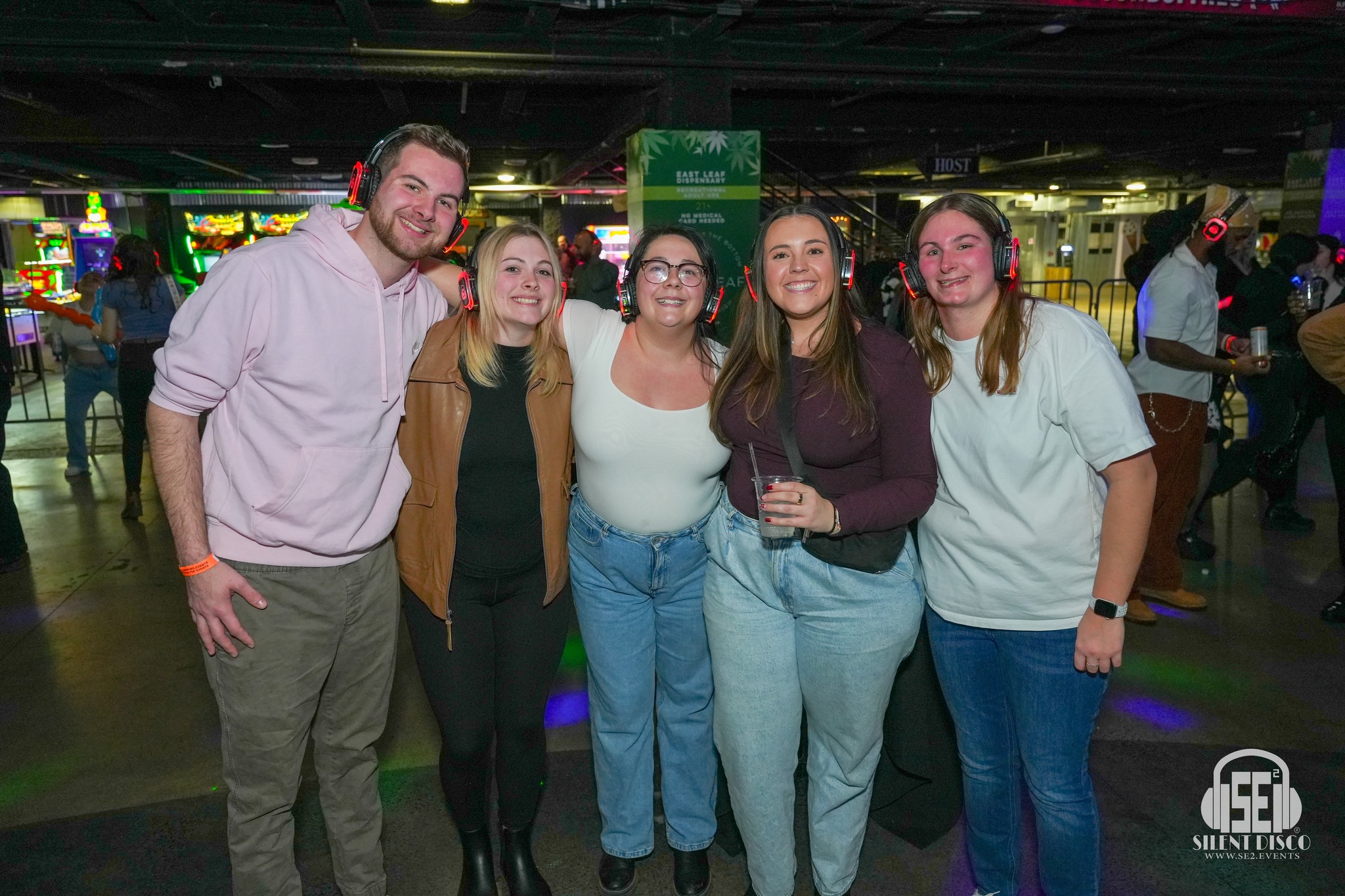 SE2 Silent Disco guests at Buffalo RiverWorks in Buffalo.
