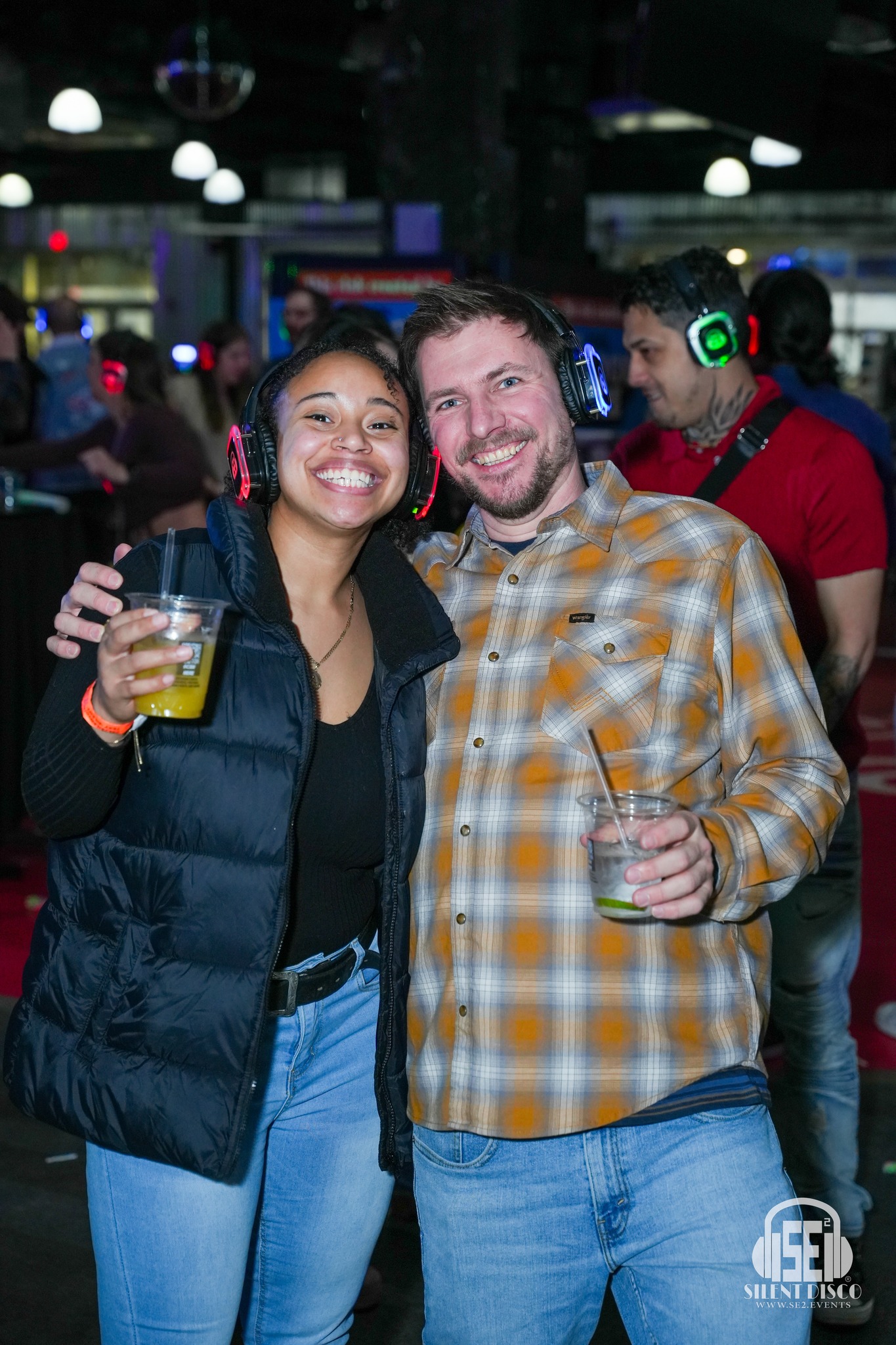 SE2 Silent Disco guests at Buffalo RiverWorks in Buffalo.