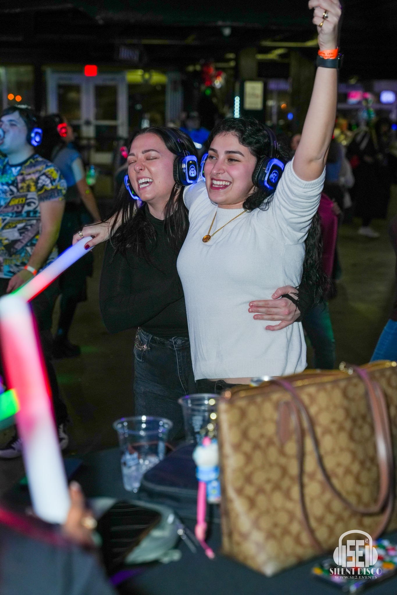 SE2 Silent Disco guests at Buffalo RiverWorks in Buffalo.