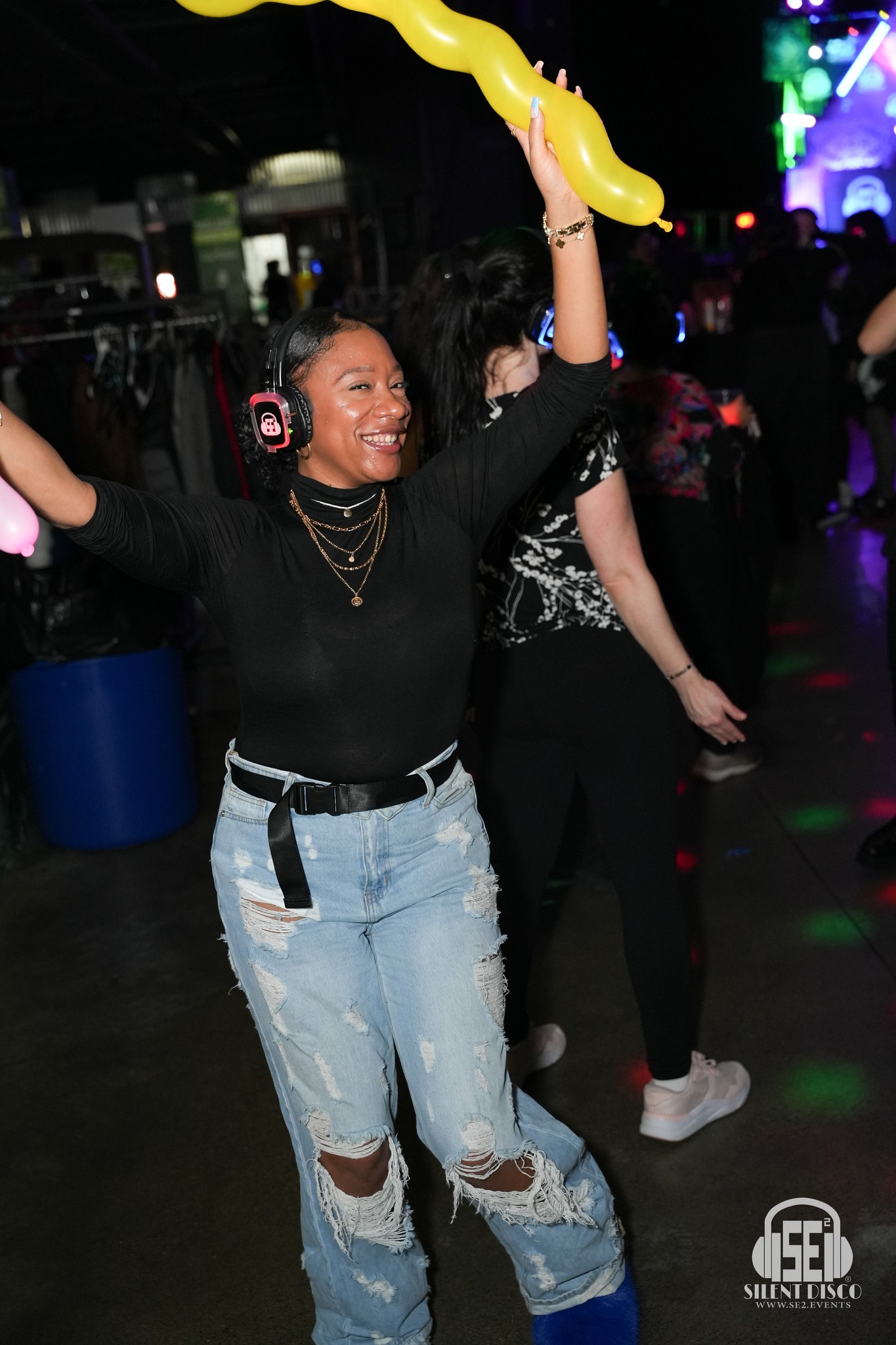 SE2 Silent Disco guests at Buffalo RiverWorks in Buffalo.