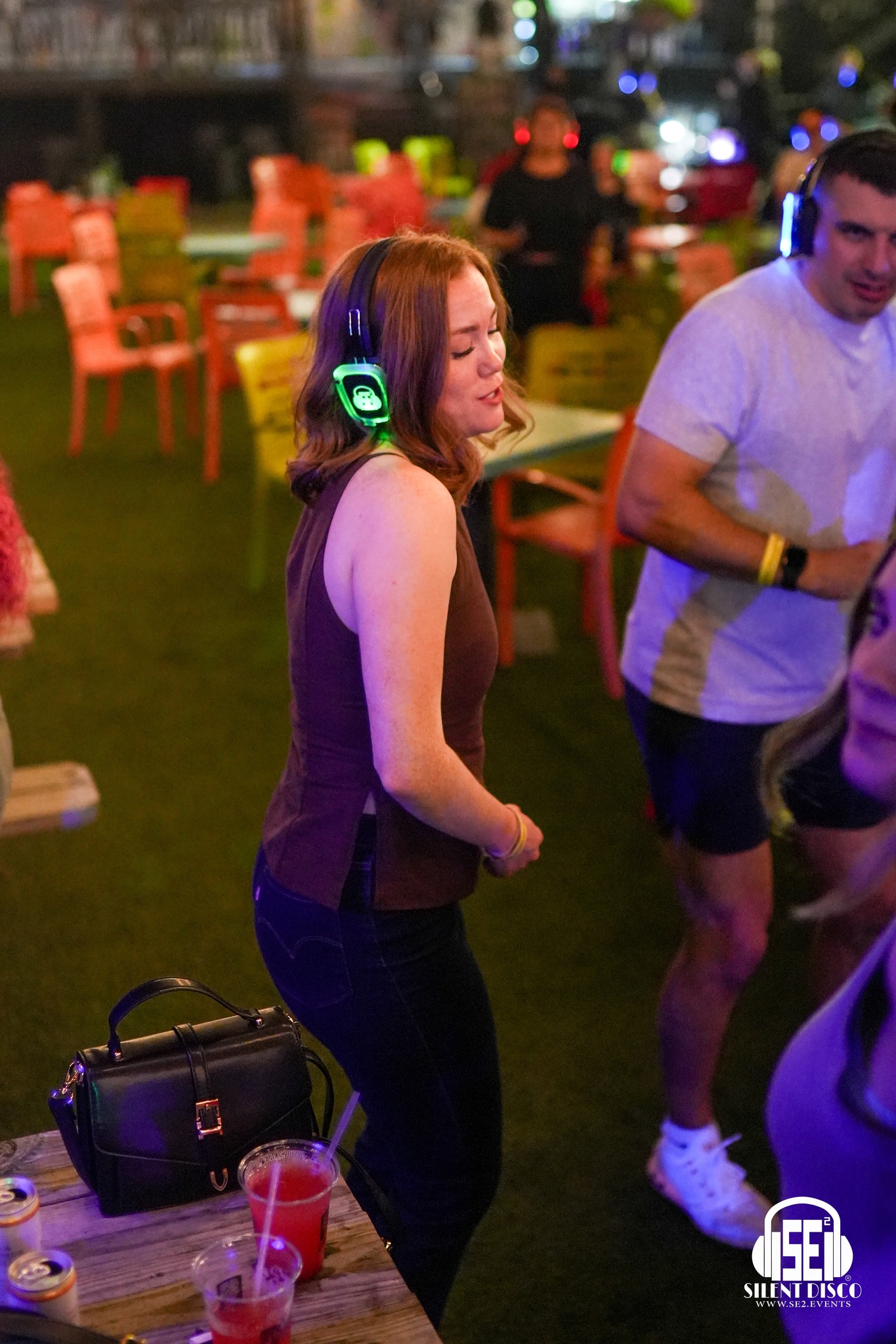 SE2 Silent Disco guests at Buffalo RiverWorks in Buffalo.