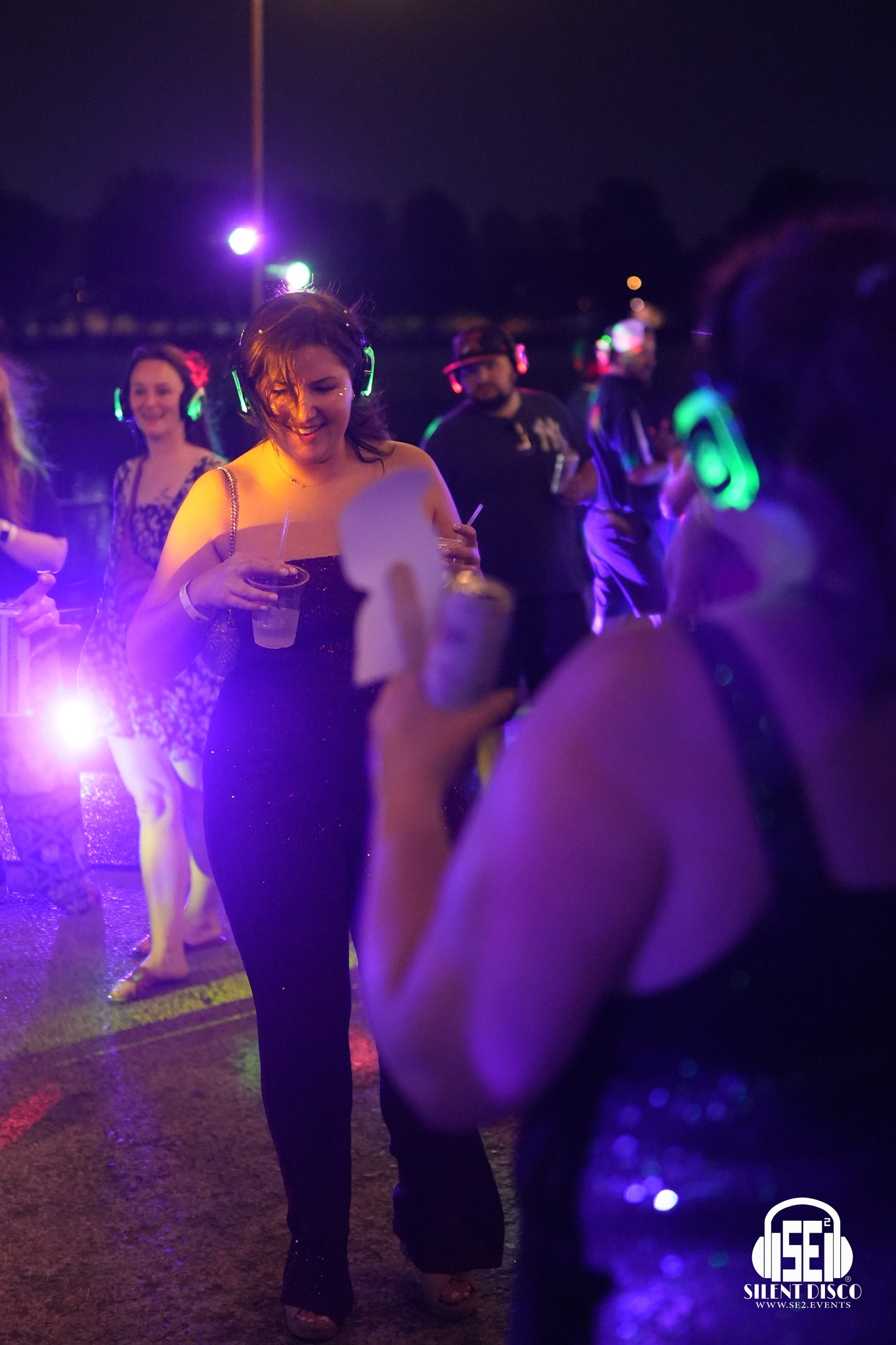 SE2 Silent Disco guests at Buffalo RiverWorks in Buffalo.