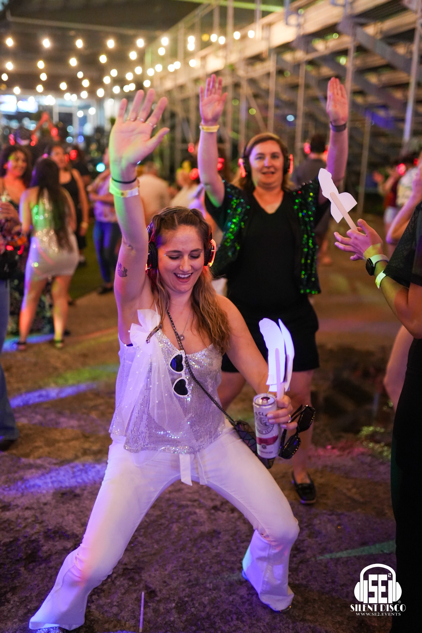 SE2 Silent Disco guests at Buffalo RiverWorks in Buffalo.