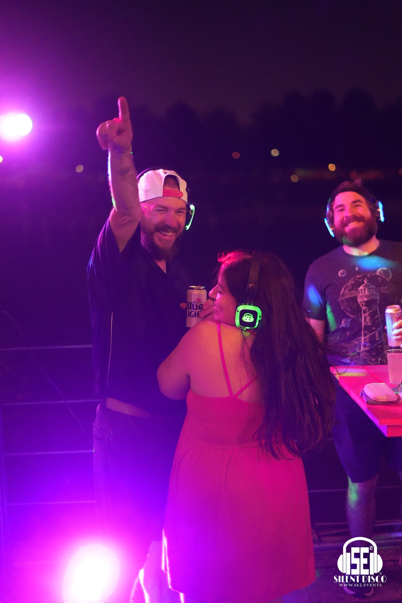 SE2 Silent Disco guests at Buffalo RiverWorks in Buffalo.
