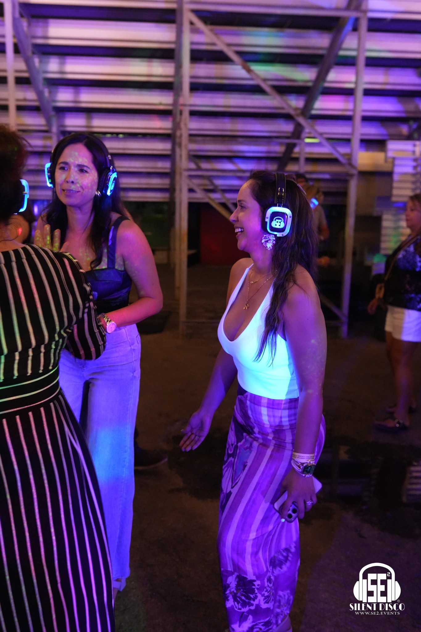 SE2 Silent Disco guests at Buffalo RiverWorks in Buffalo.