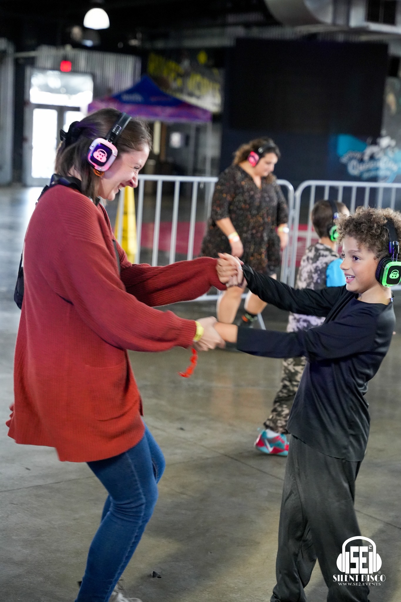 SE2 Silent Disco guests at Buffalo RiverWorks in Buffalo.