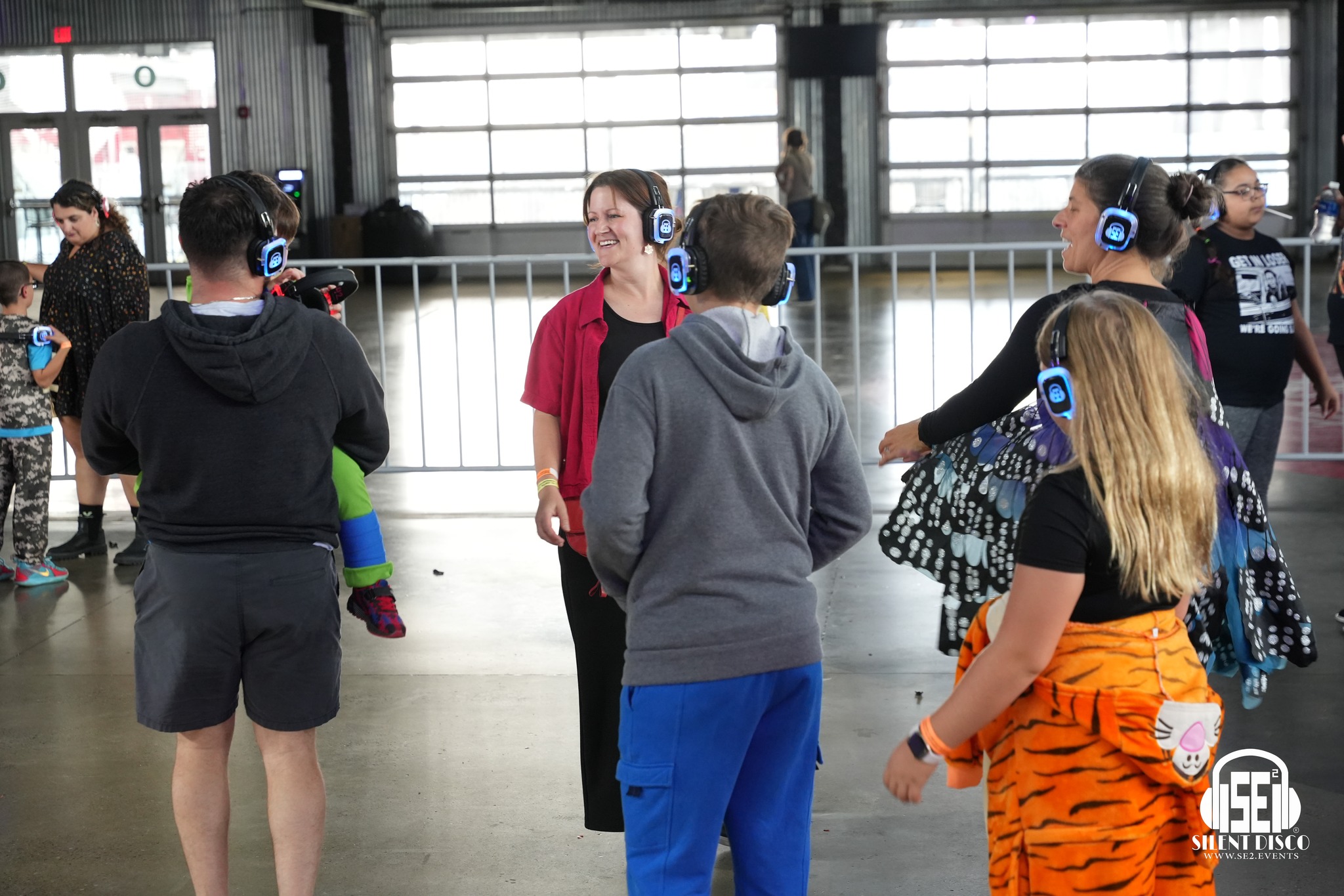 SE2 Silent Disco guests at Buffalo RiverWorks in Buffalo.