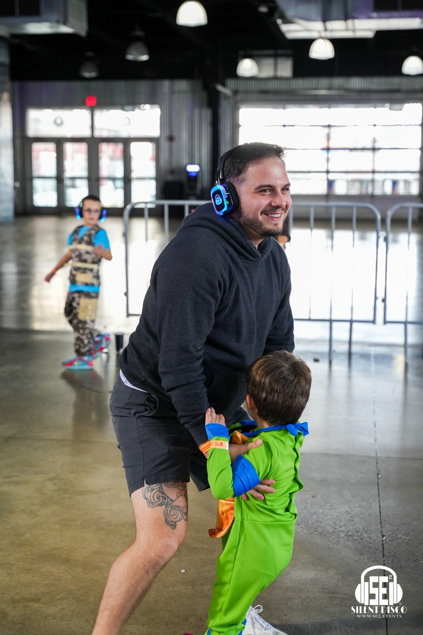 SE2 Silent Disco guests at Buffalo RiverWorks in Buffalo.