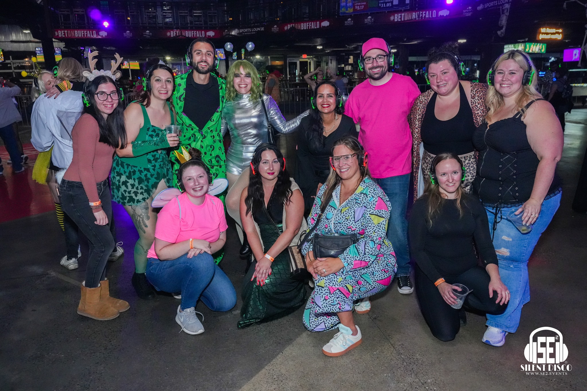 SE2 Silent Disco guests at Buffalo RiverWorks in Buffalo.