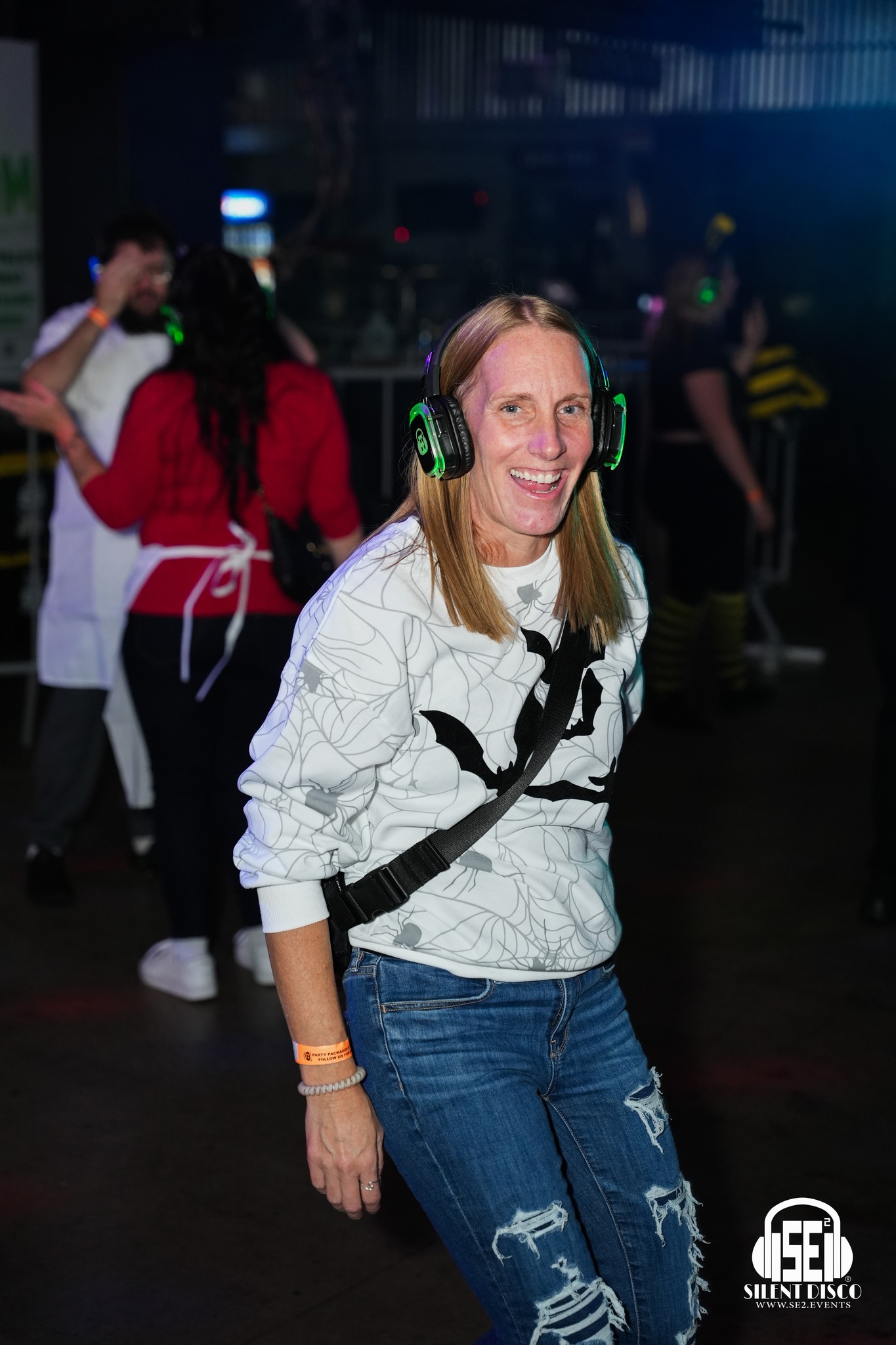 SE2 Silent Disco guests at Buffalo RiverWorks in Buffalo.