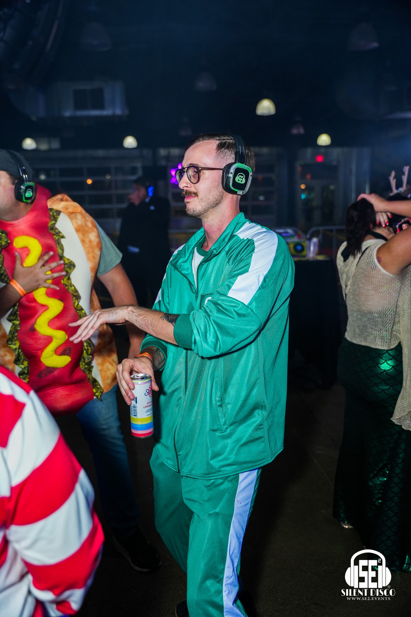SE2 Silent Disco guests at Buffalo RiverWorks in Buffalo.