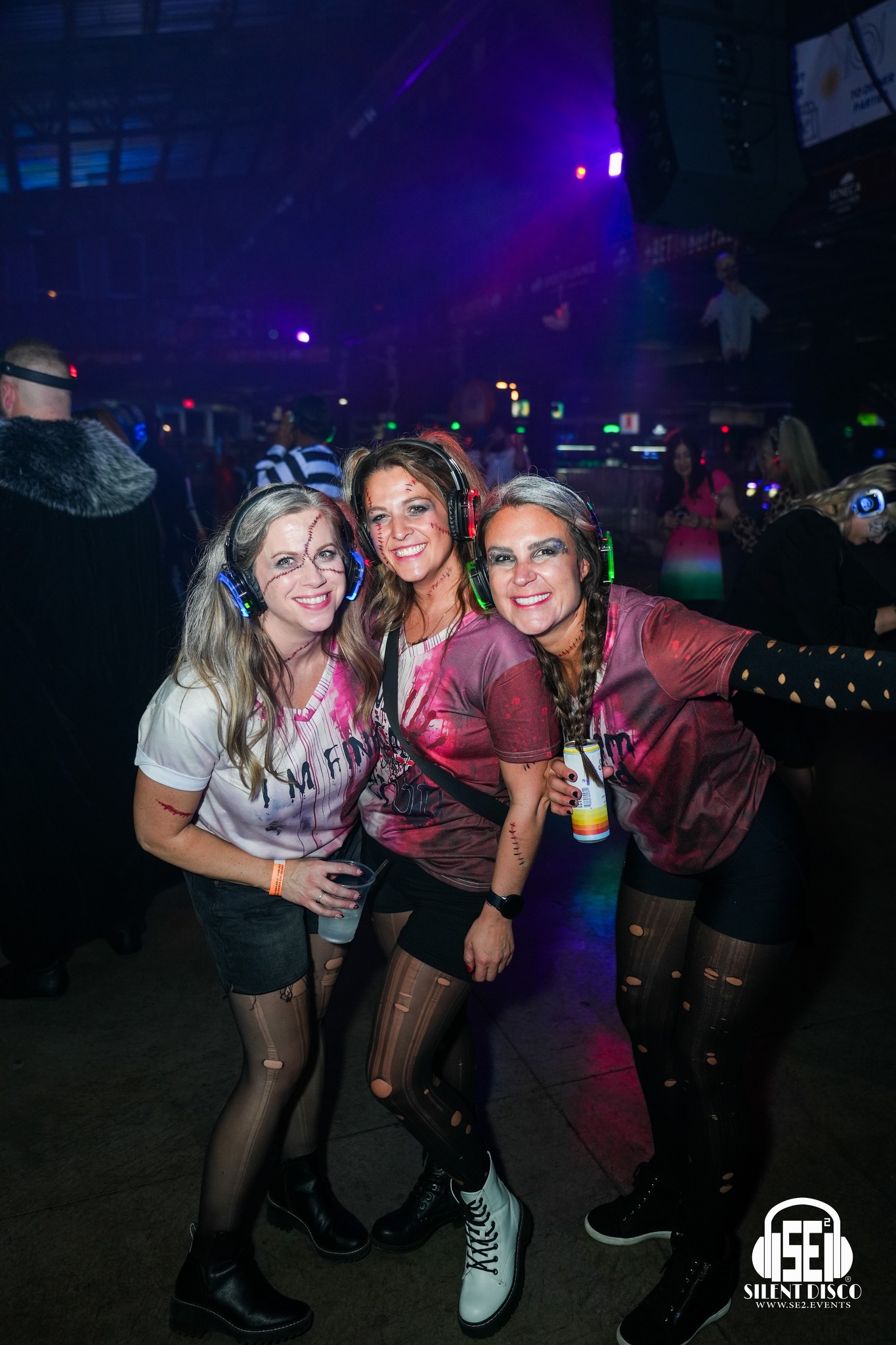 SE2 Silent Disco guests at Buffalo RiverWorks in Buffalo.