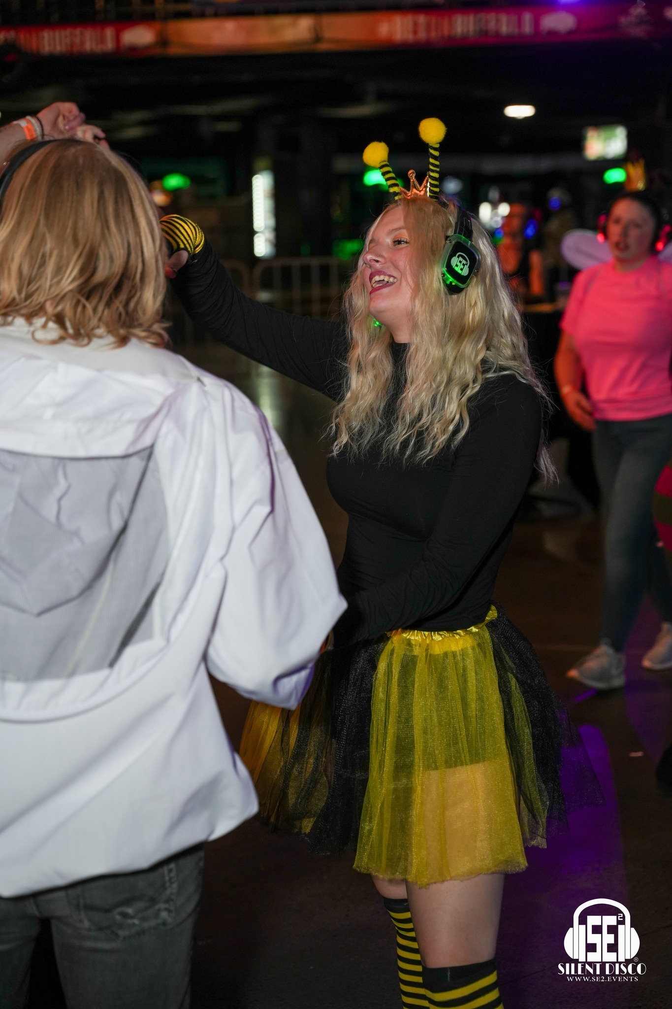 SE2 Silent Disco guests at Buffalo RiverWorks in Buffalo.