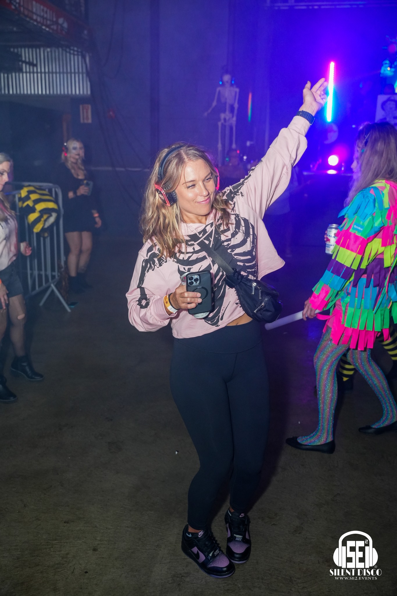SE2 Silent Disco guests at Buffalo RiverWorks in Buffalo.